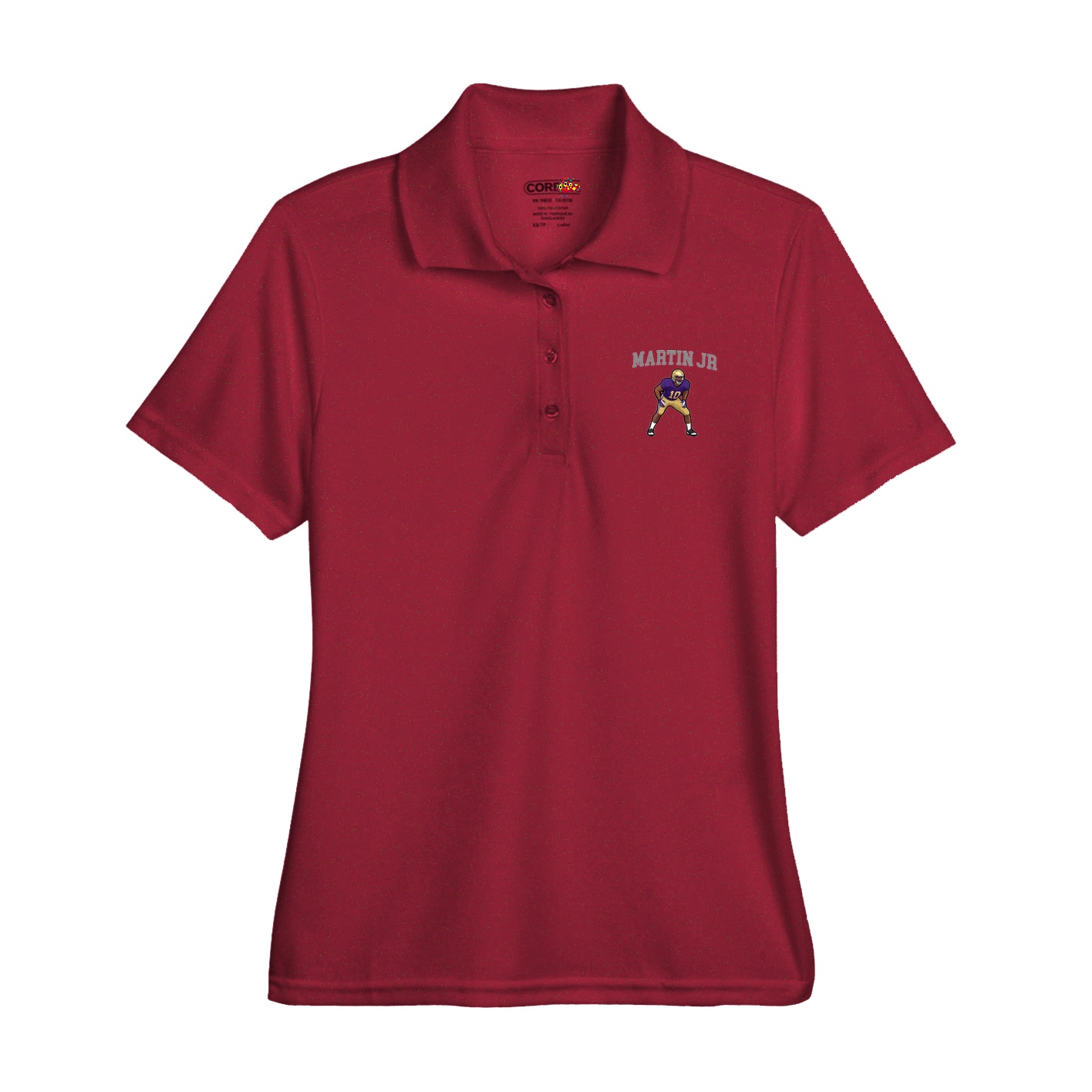 Womens Performance Polo — Shirsey in Red