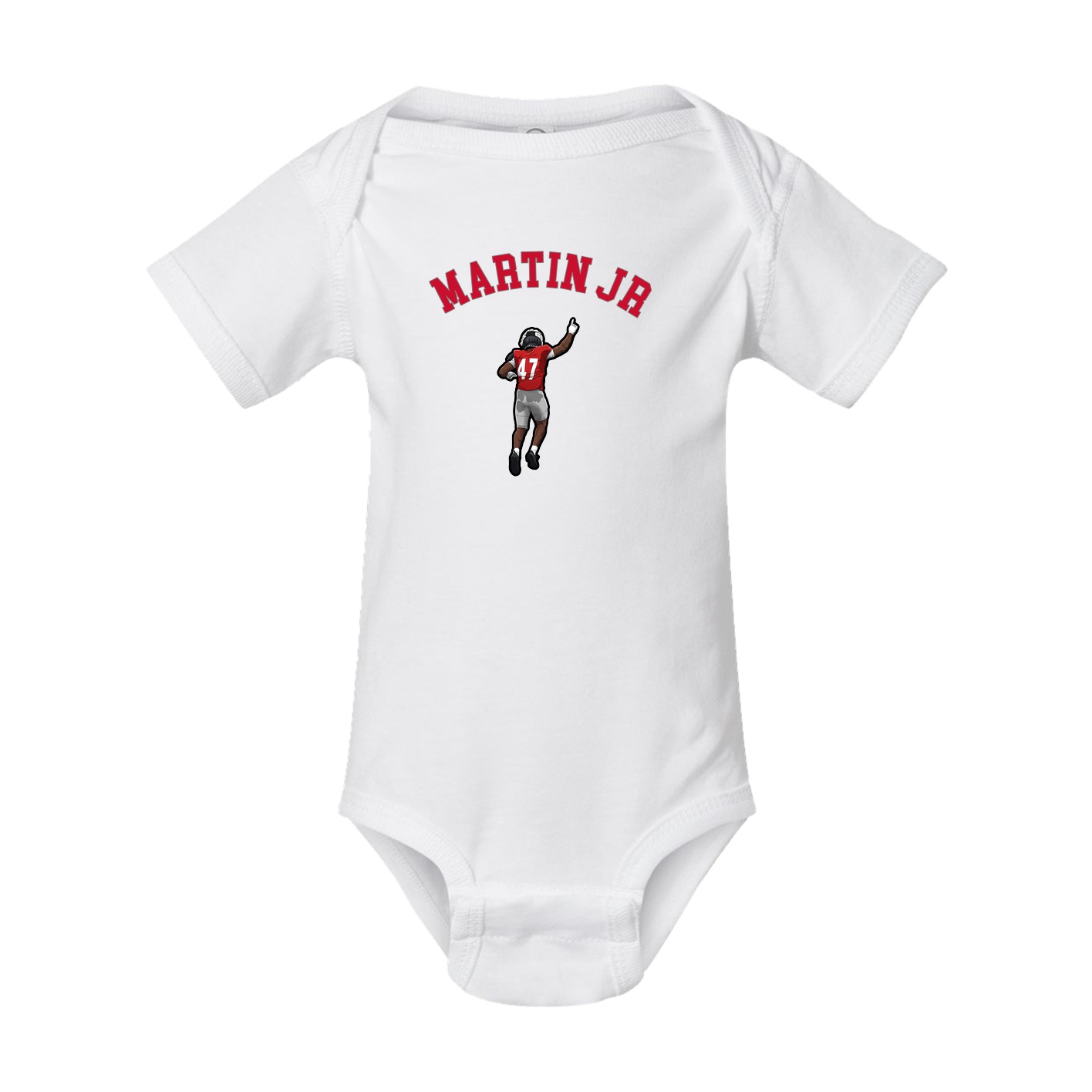Baby Onesie — Shirsey Arch in White