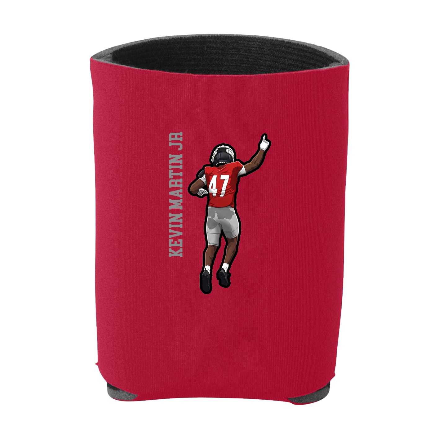 Can Holder — Name Vertical in Red
