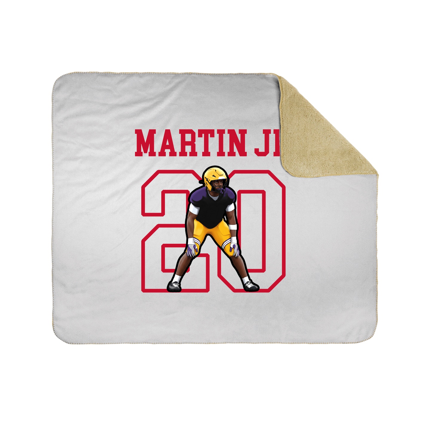 Throw Blanket — Shirsey in White