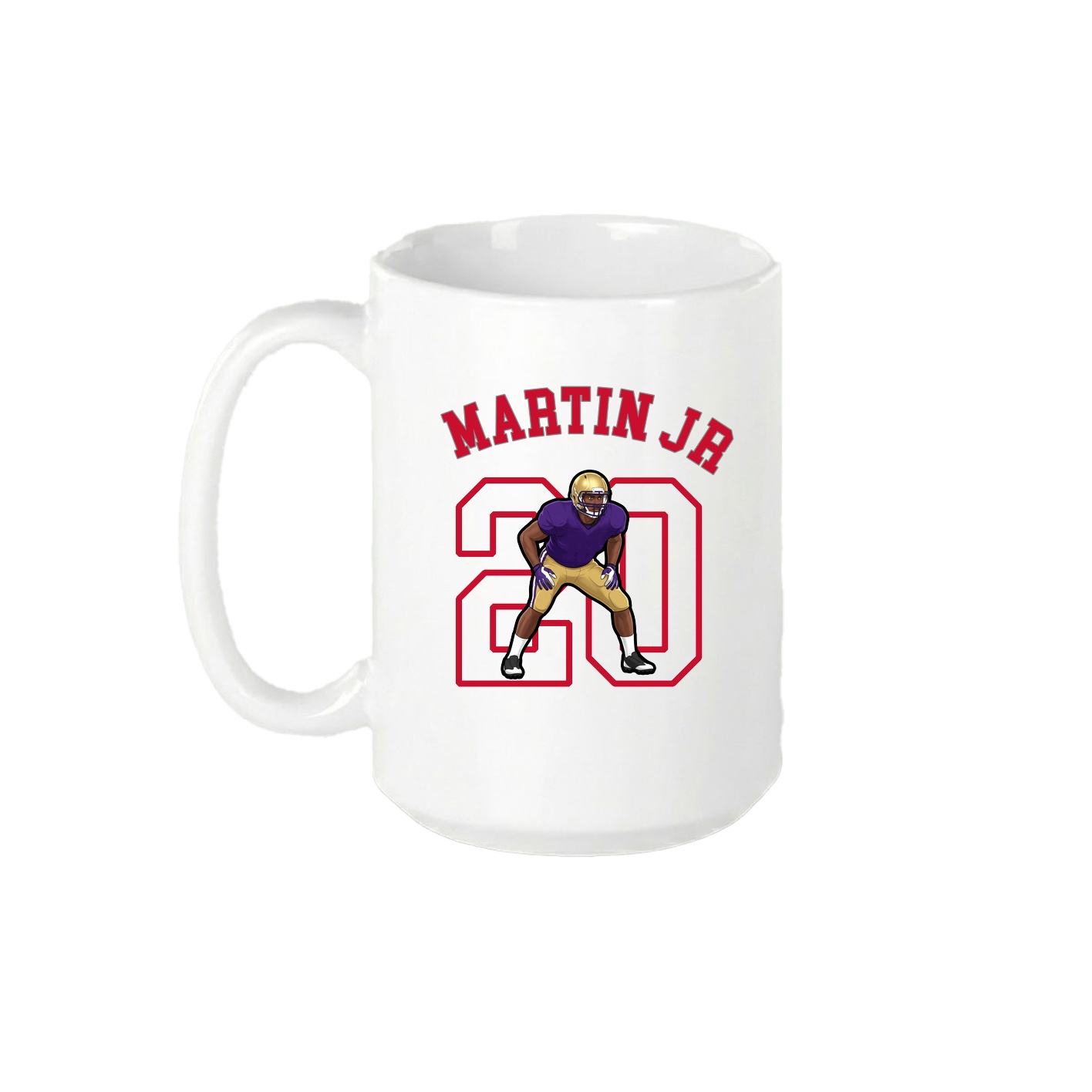 15oz Coffee Mug — Shirsey Arch in White