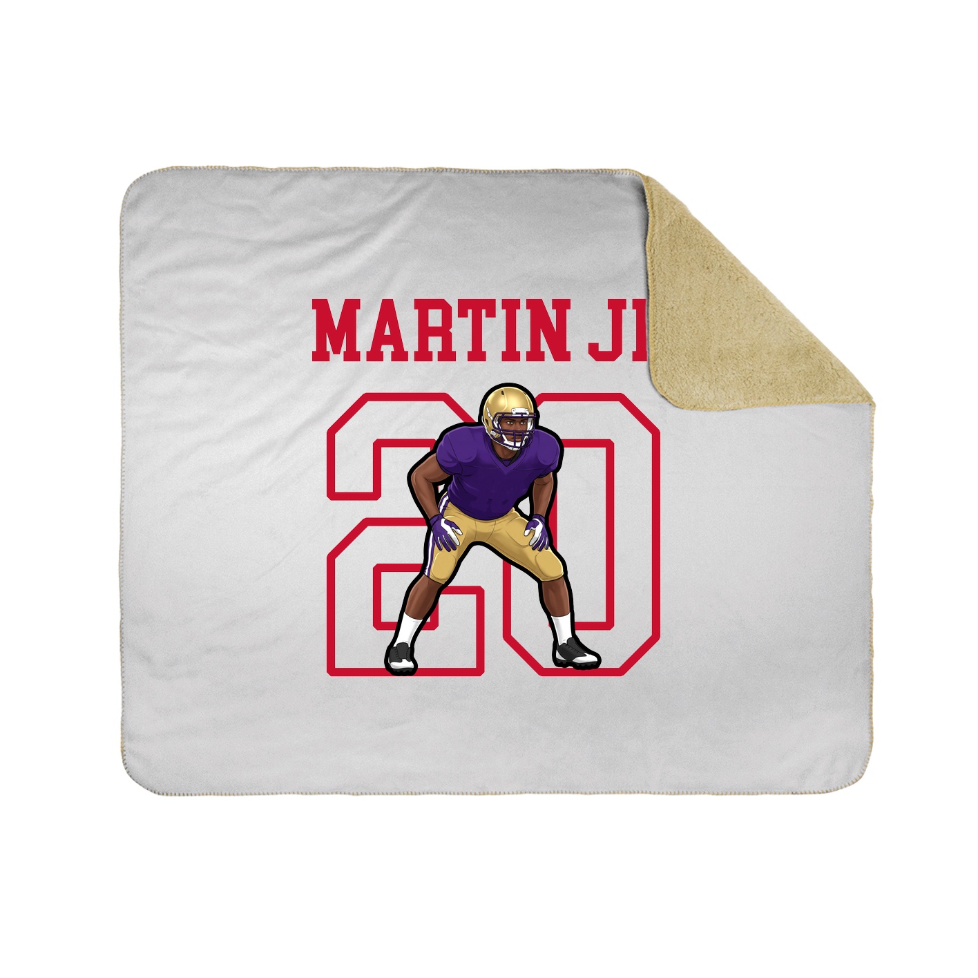 Throw Blanket — Shirsey in White