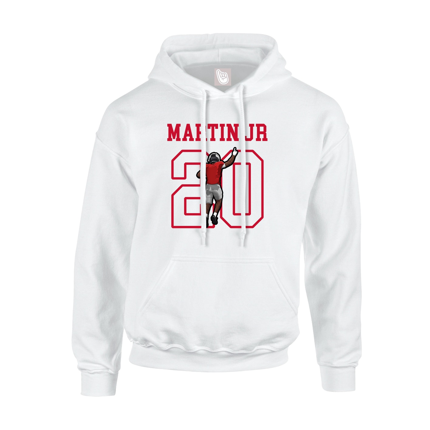 Hoodie — Shirsey in White