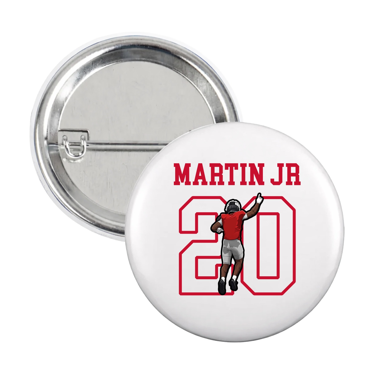 Game Day Button — Shirsey in White