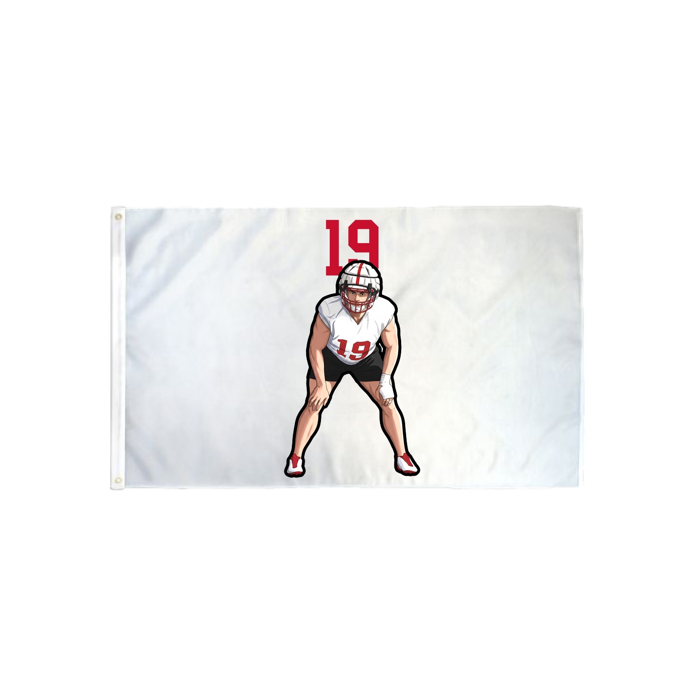 3x5 Flag — Number Top in Classic