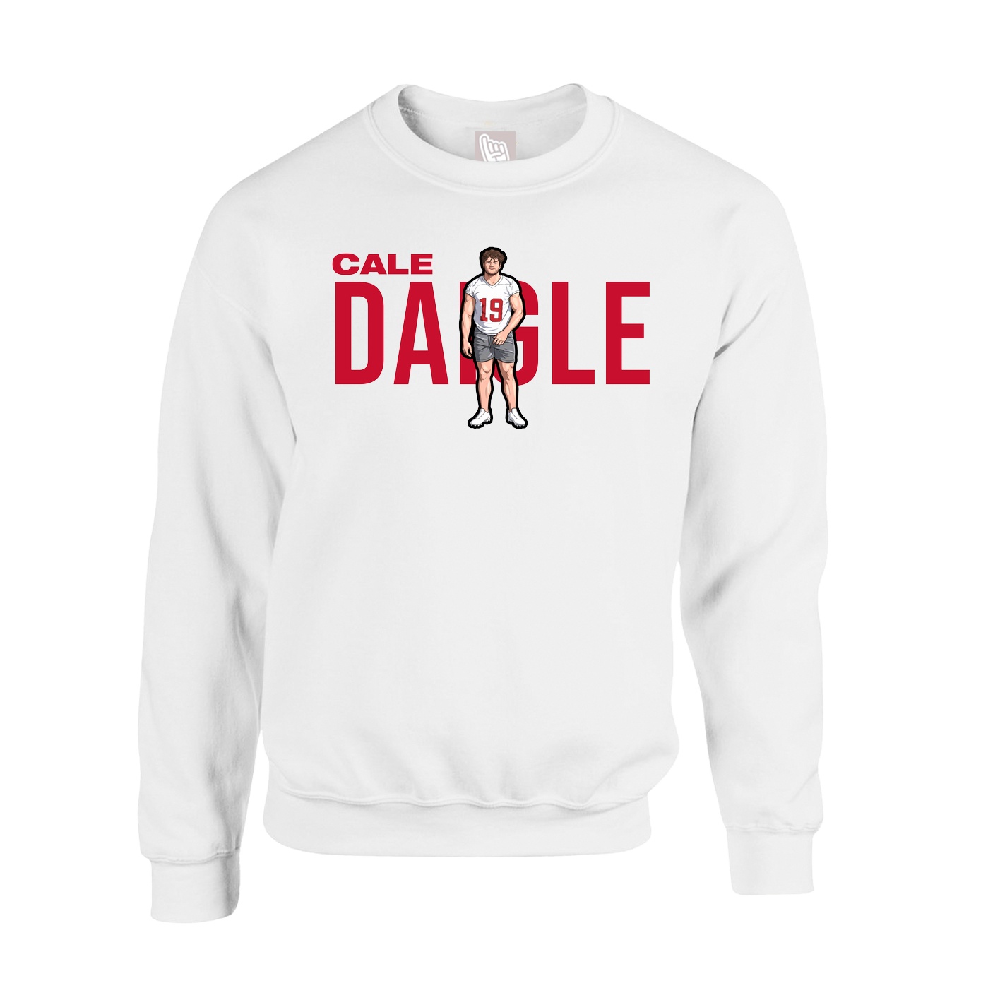 Fleece Crew — Player Name in White