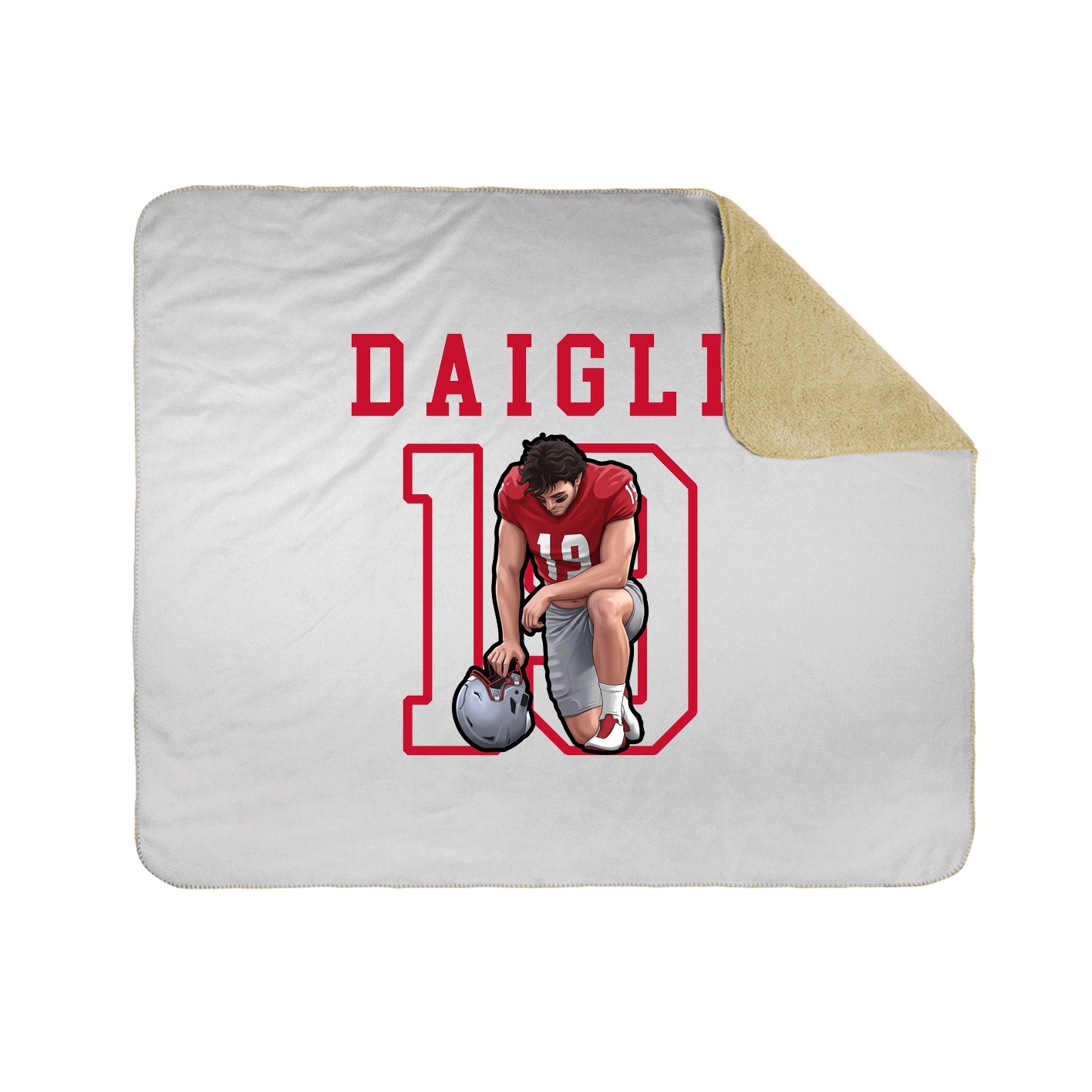 50x60 Sherpa Lined Throw Blanket