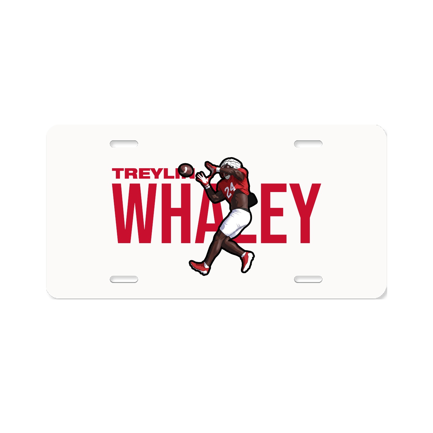 License Plate — Player Name in Classic