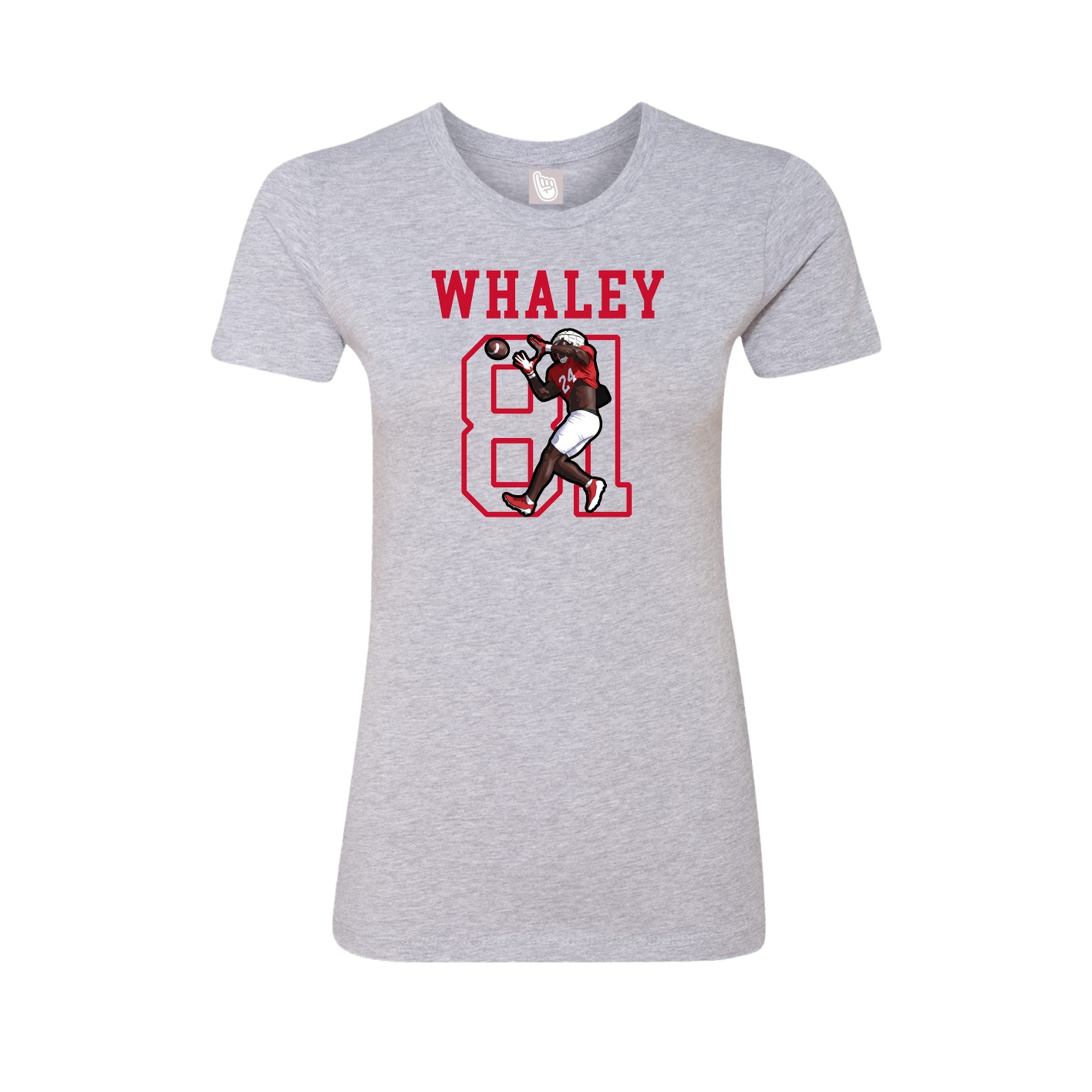 Fitted Women's Tee — Shirsey in Grey