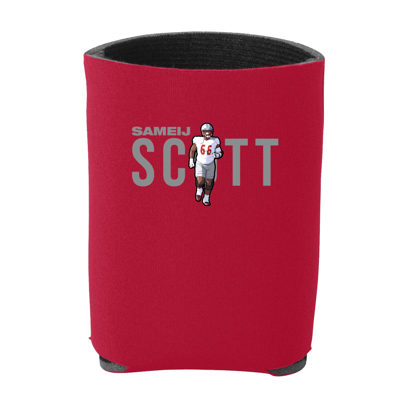 Can Holder — Player Name in Red