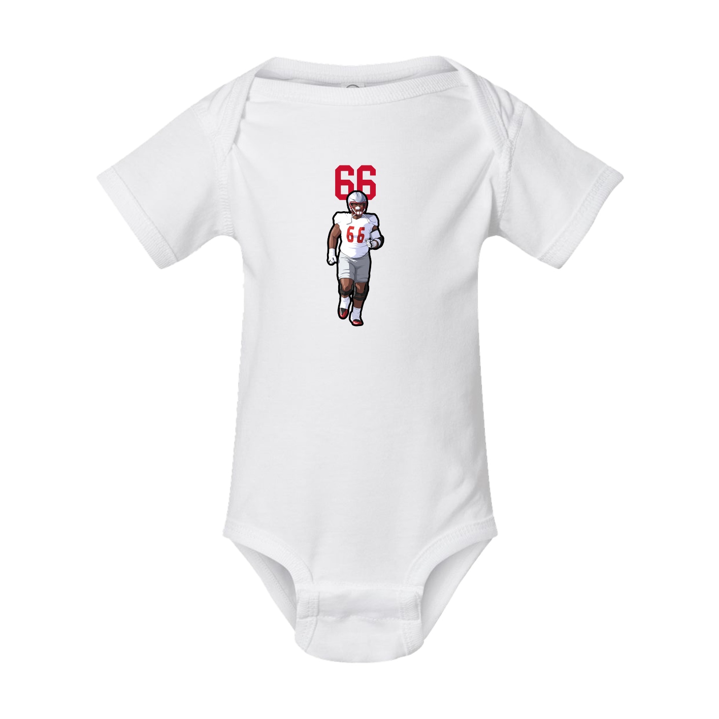 Baby Onesie — Number Top in White