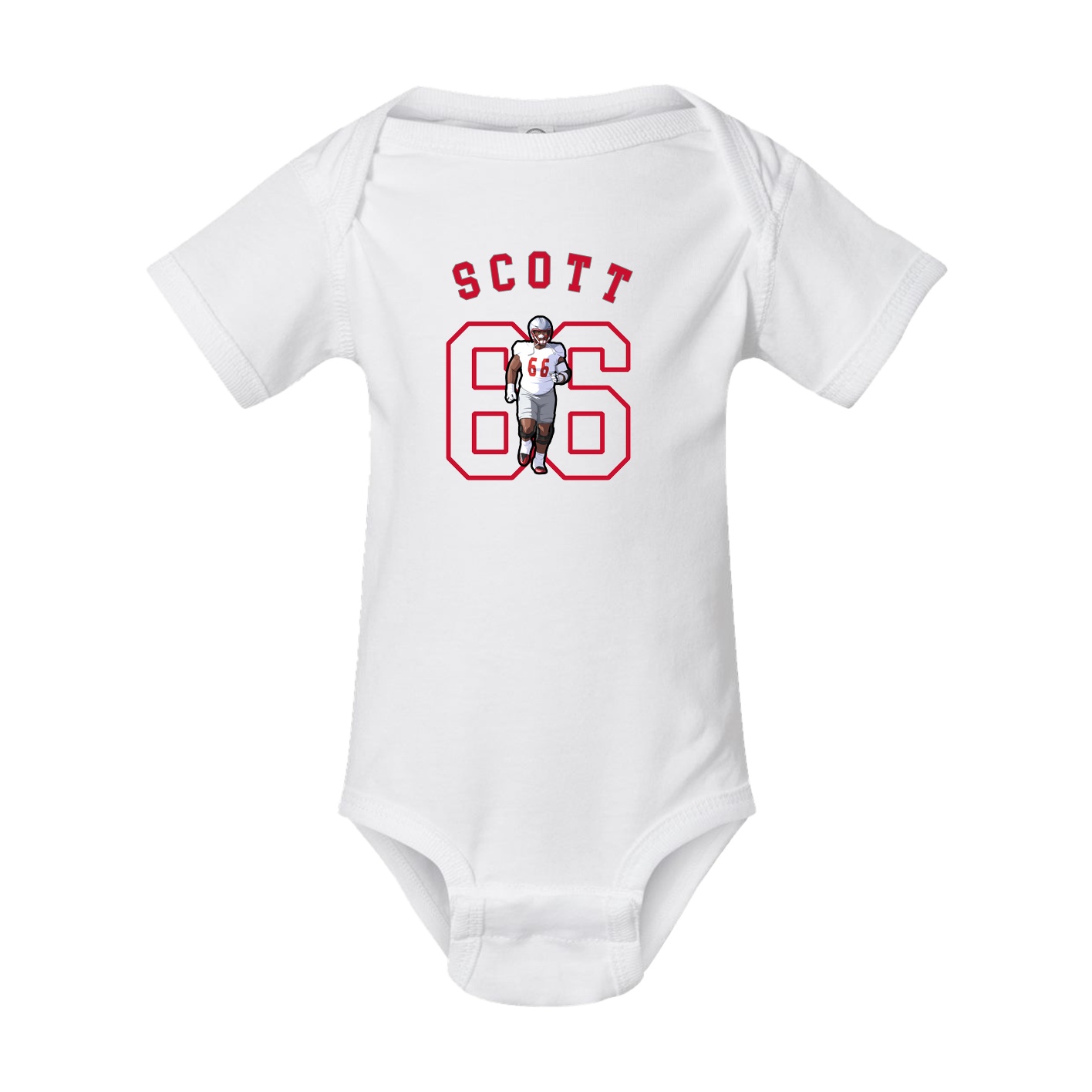 Baby Onesie — Shirsey Arch in White