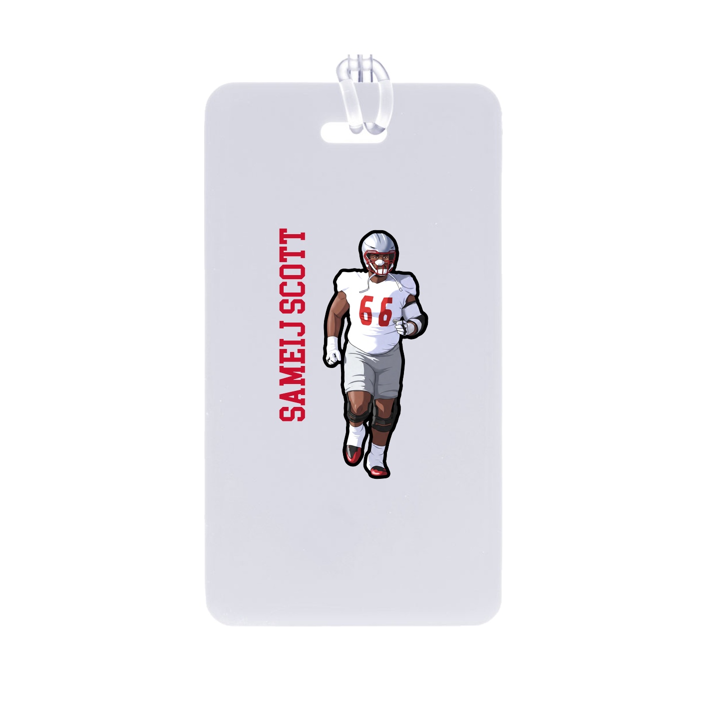 Bag Tag — Name Vertical in Classic