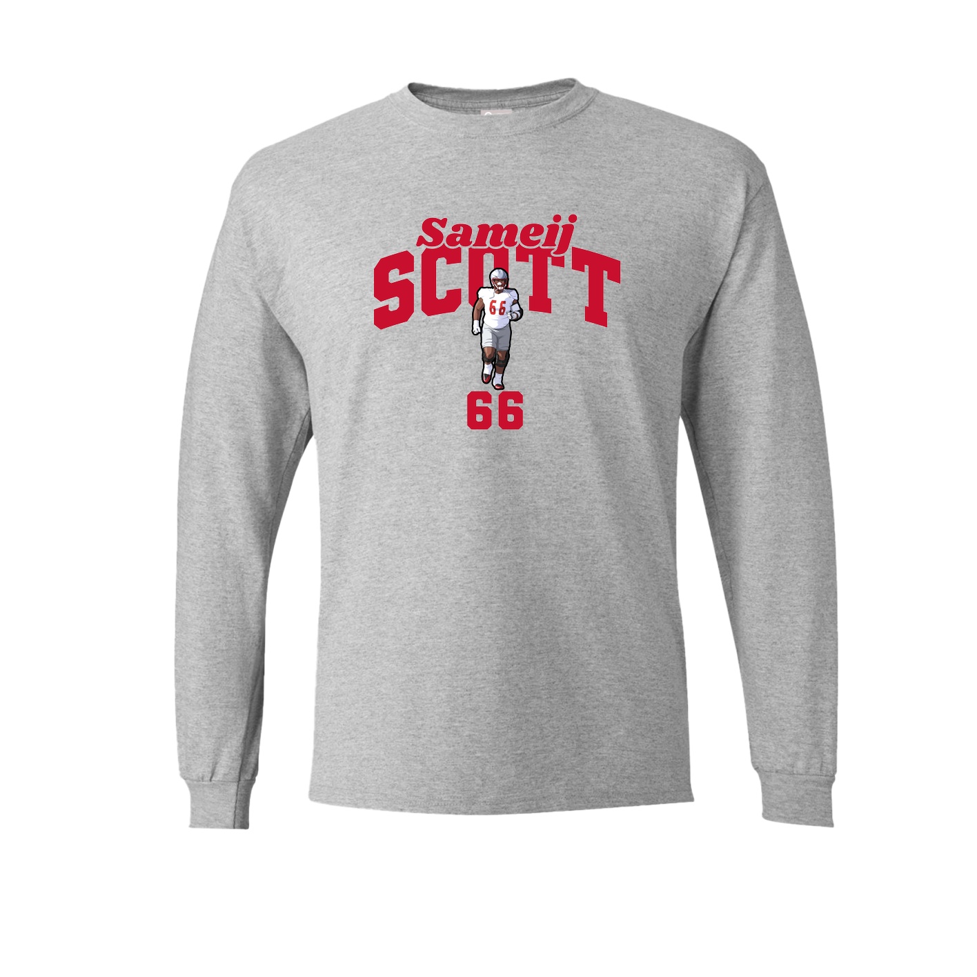 Long Sleeve Tee — Signature Arch in Grey