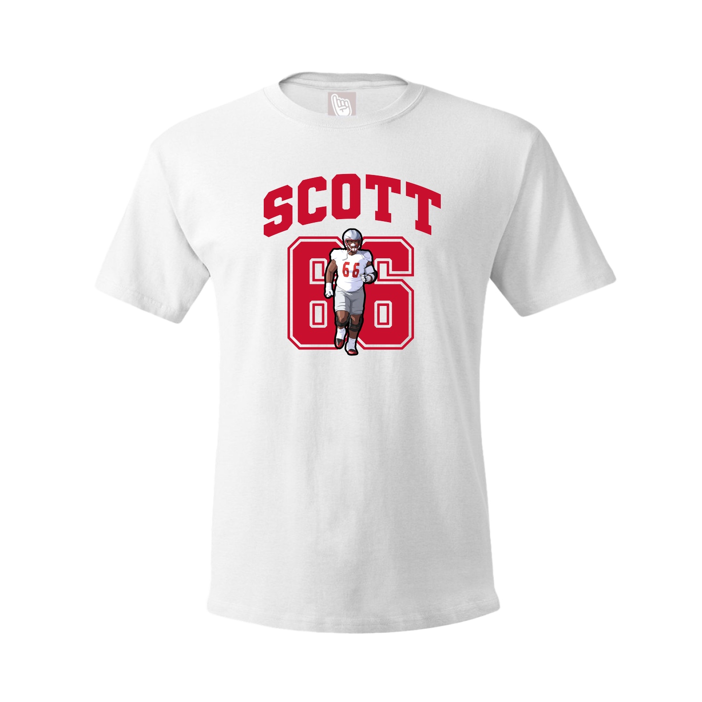 Tee — Number in White