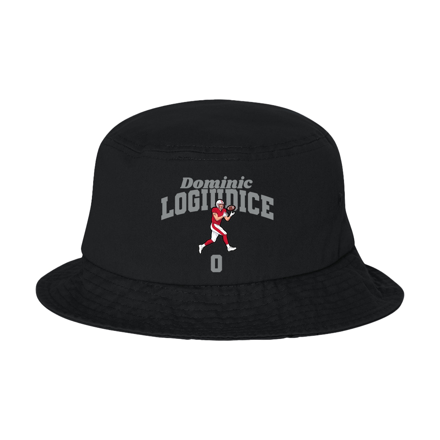 Bucket Cap — Signature Arch in Black
