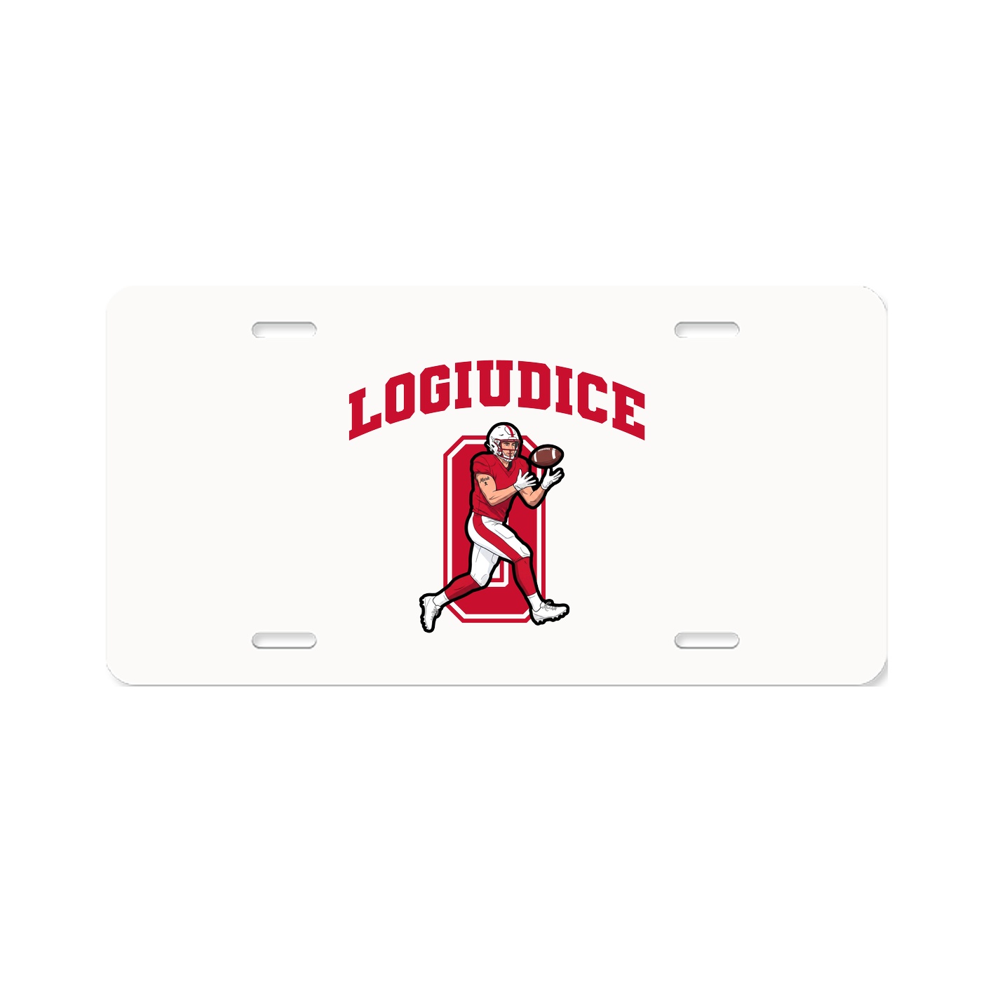 License Plate — Number in Classic