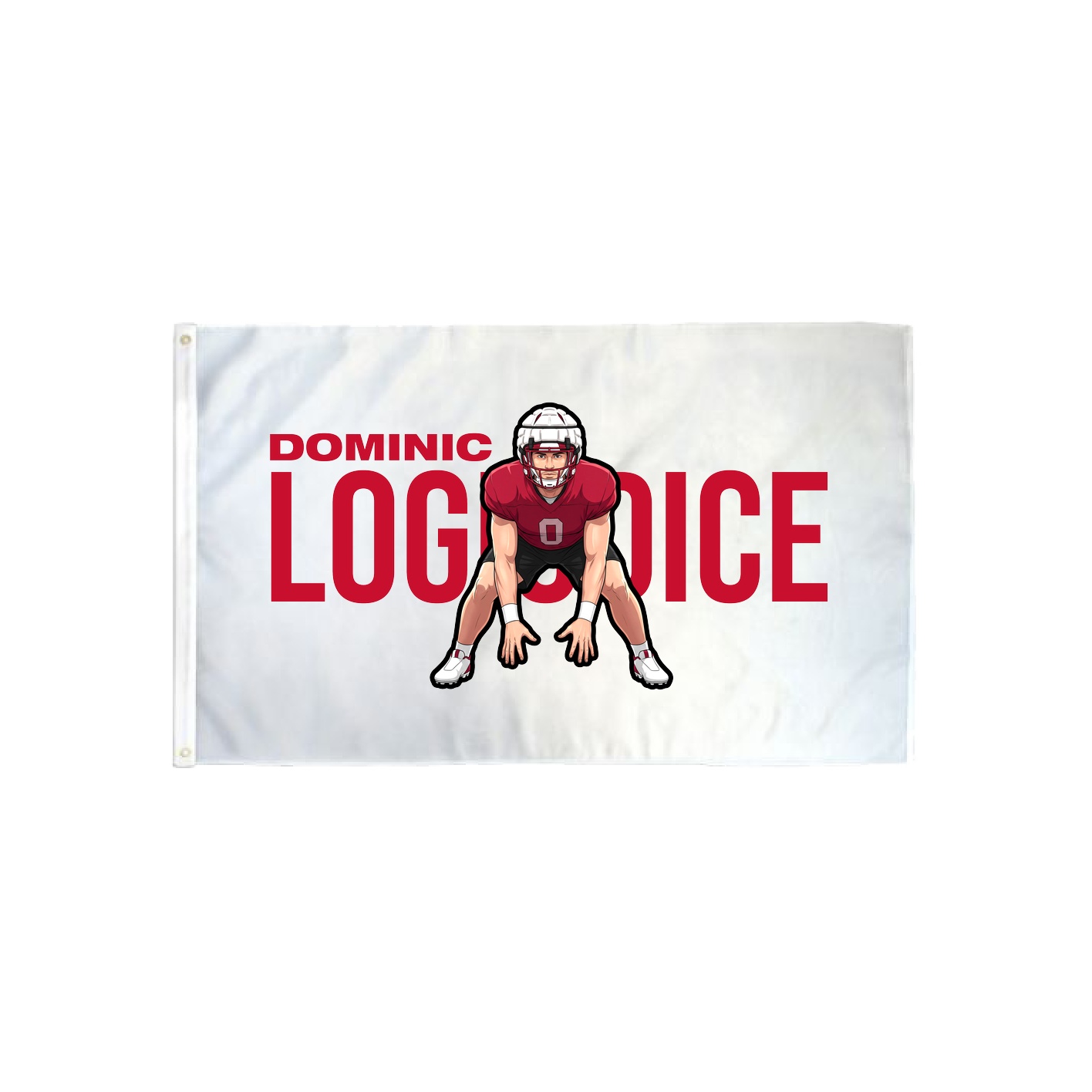 3x5 Flag — Player Name in Classic