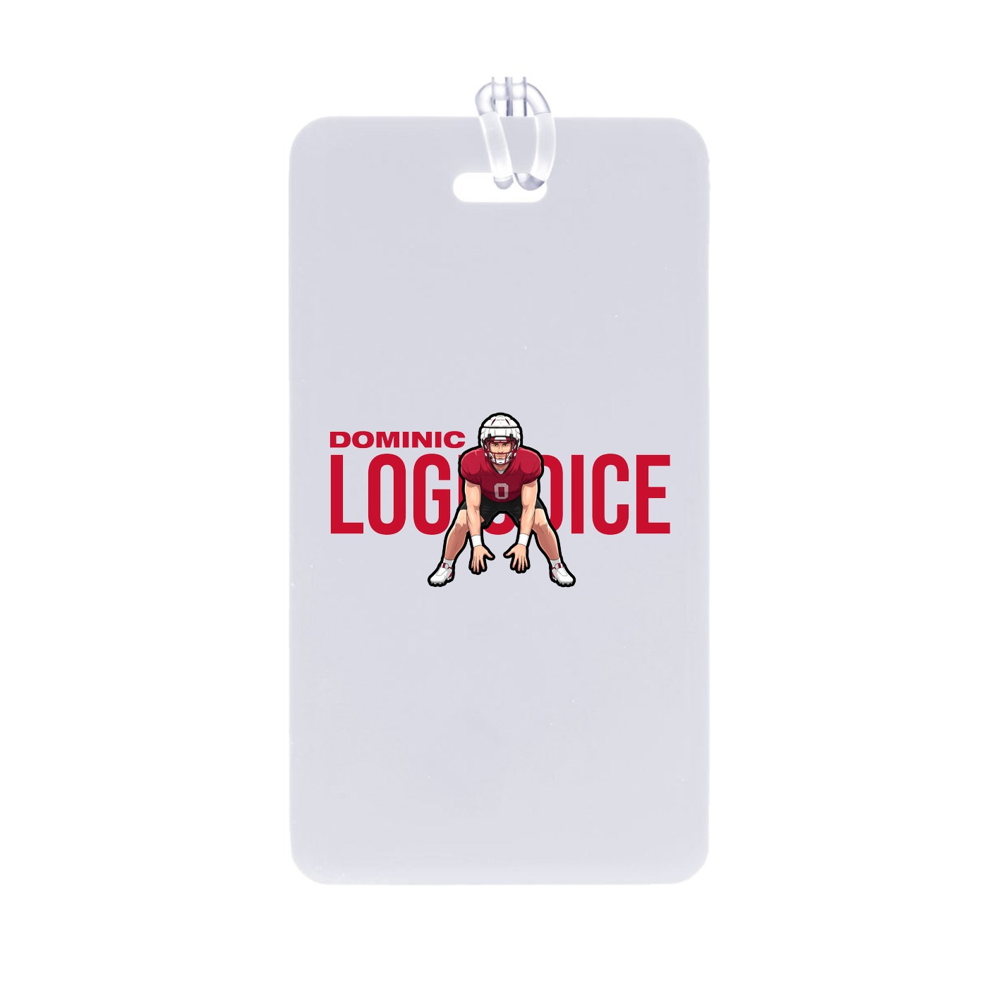 Bag Tag — Player Name in Classic