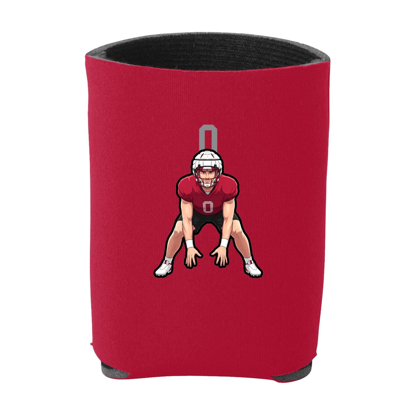 Can Holder — Number Top in Red