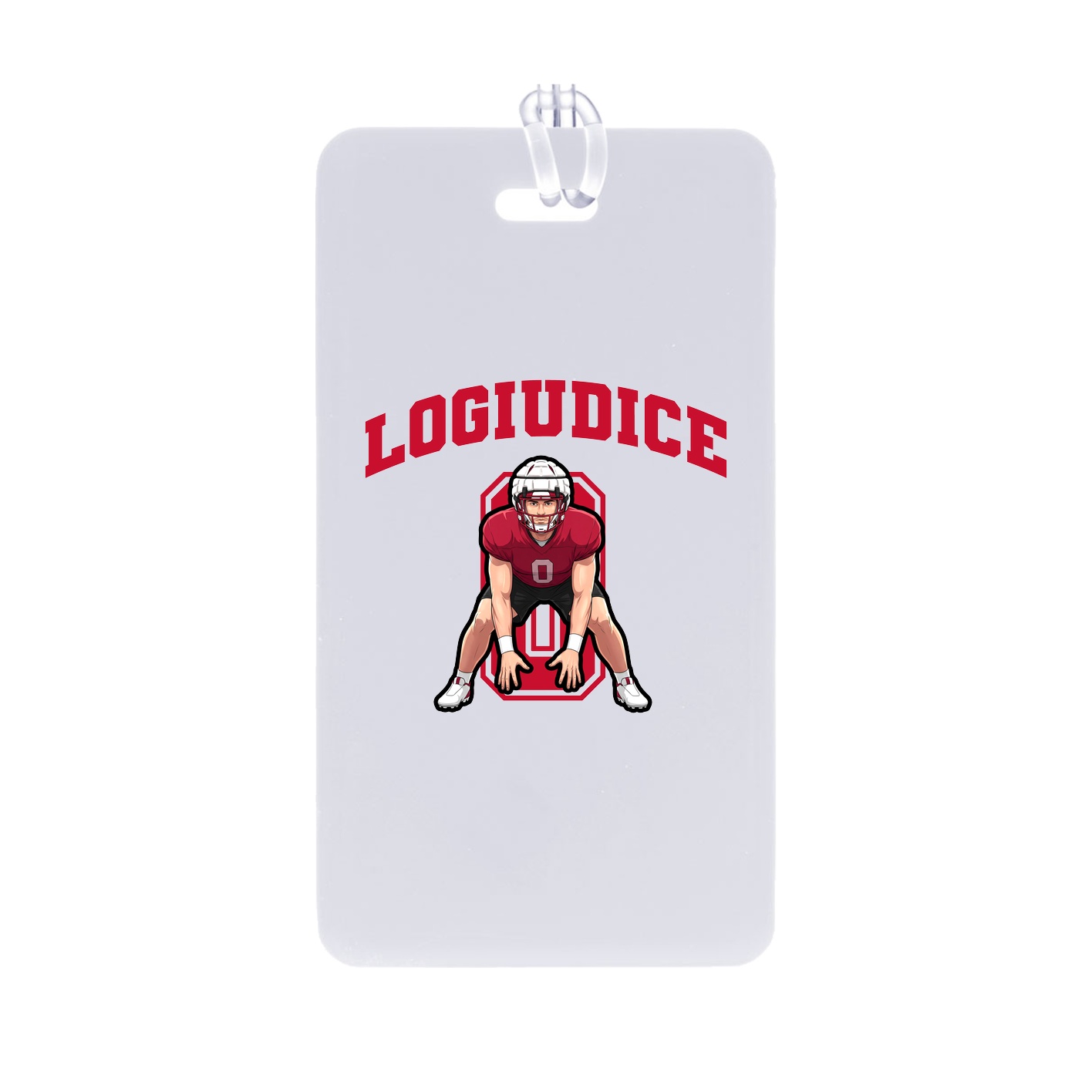 Bag Tag — Number in Classic
