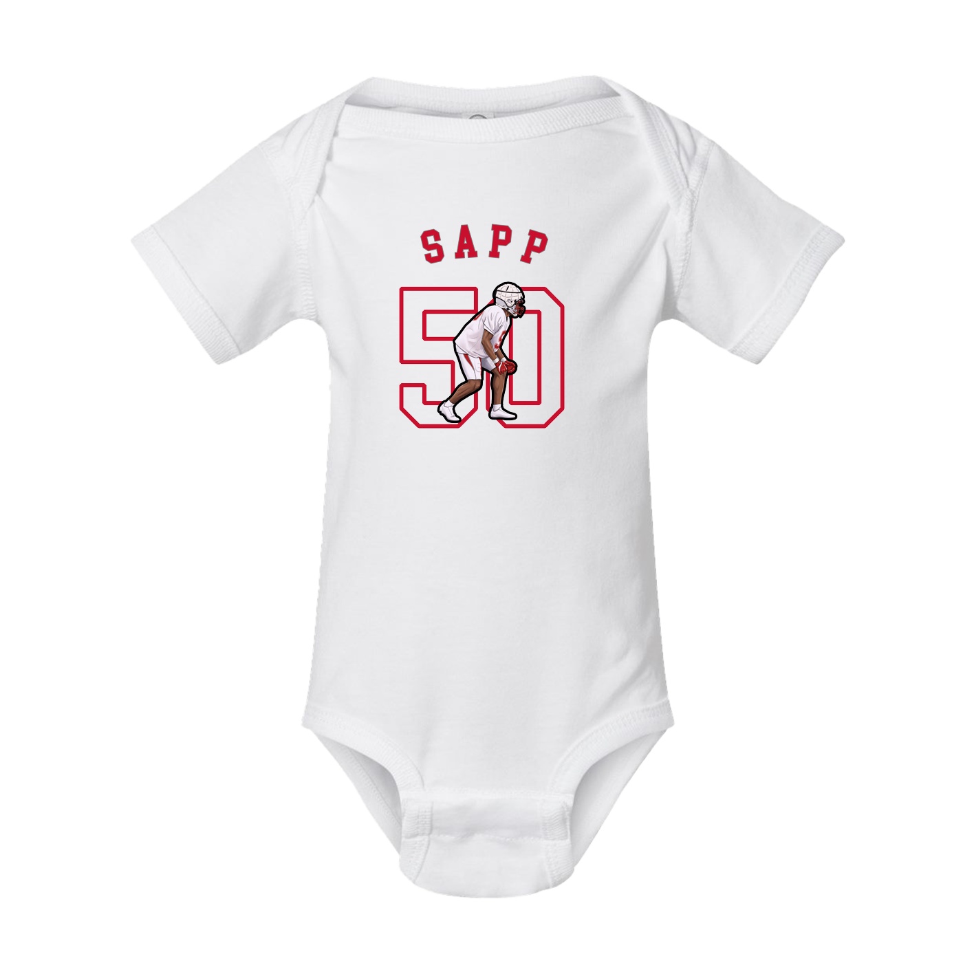 Baby Onesie — Shirsey Arch in White