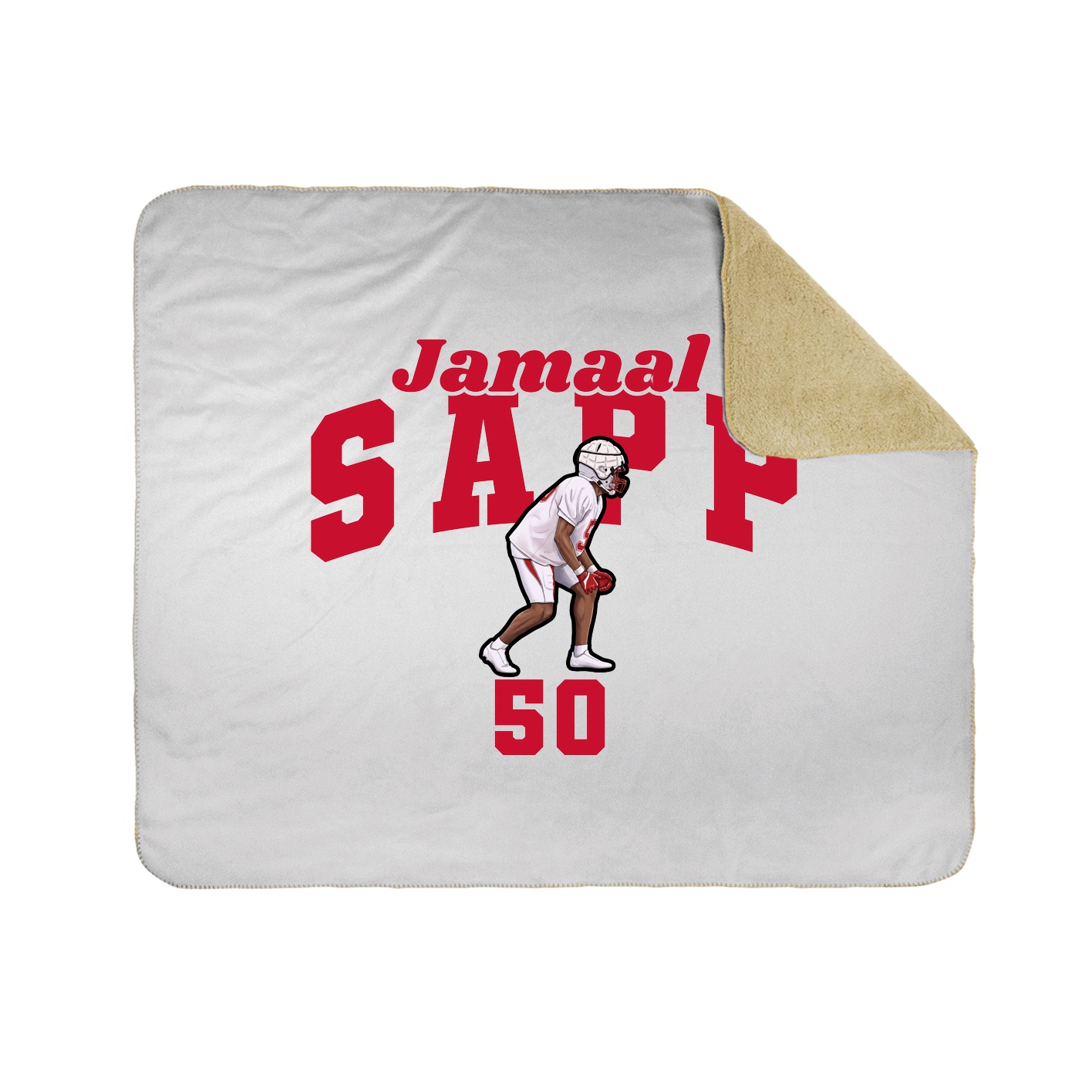 Throw Blanket — Signature Arch in White