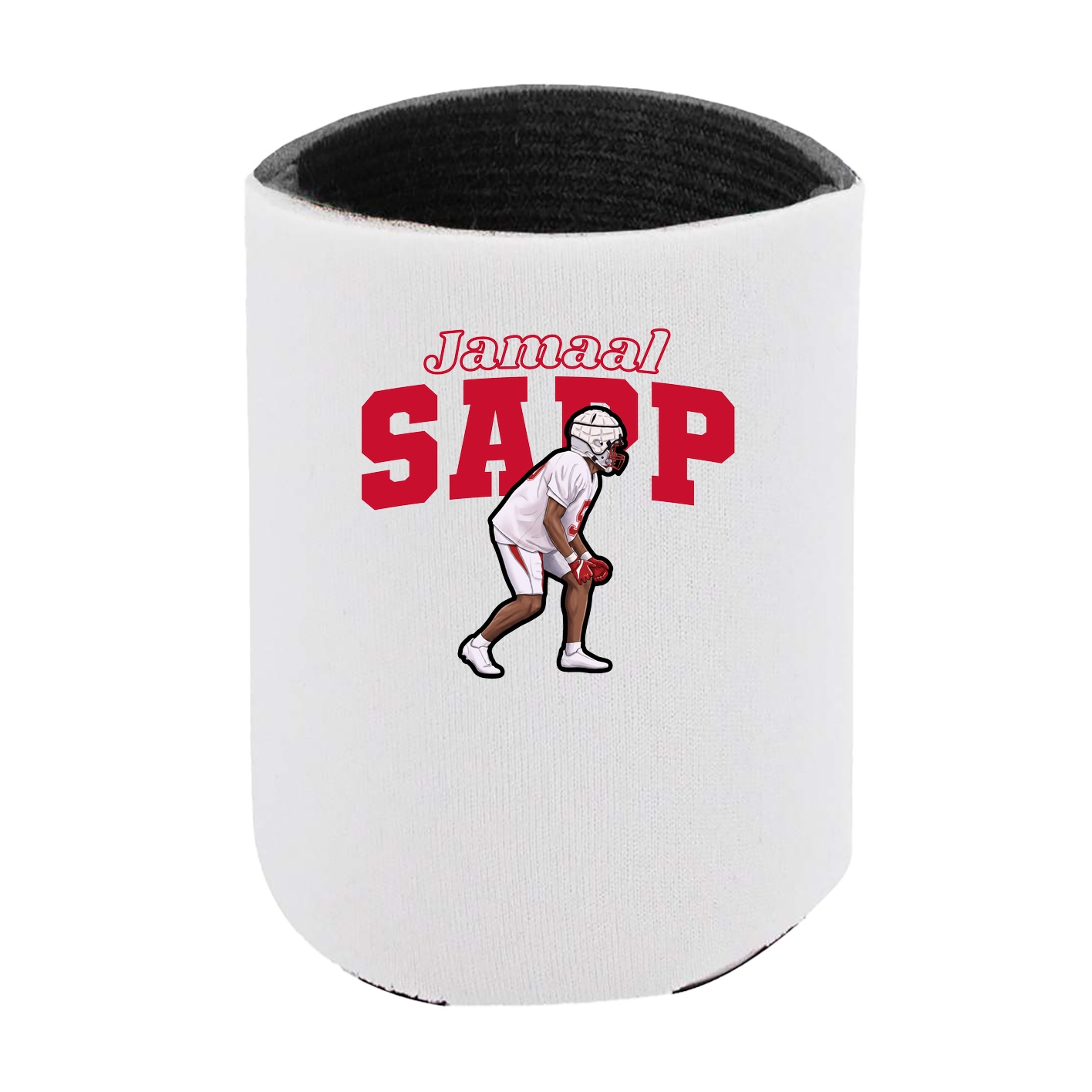 Can Holder — Name Arch in White