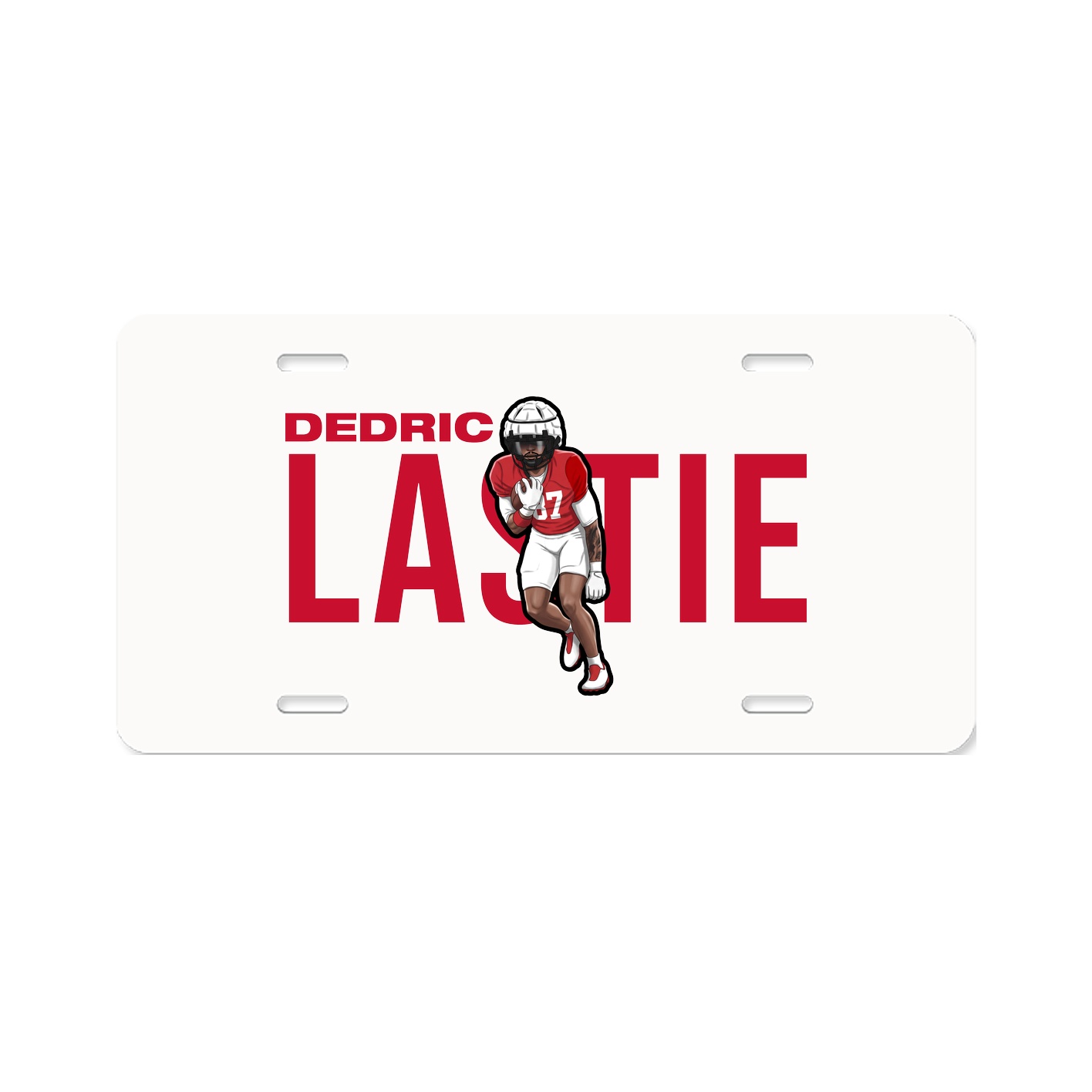 License Plate — Player Name in Classic
