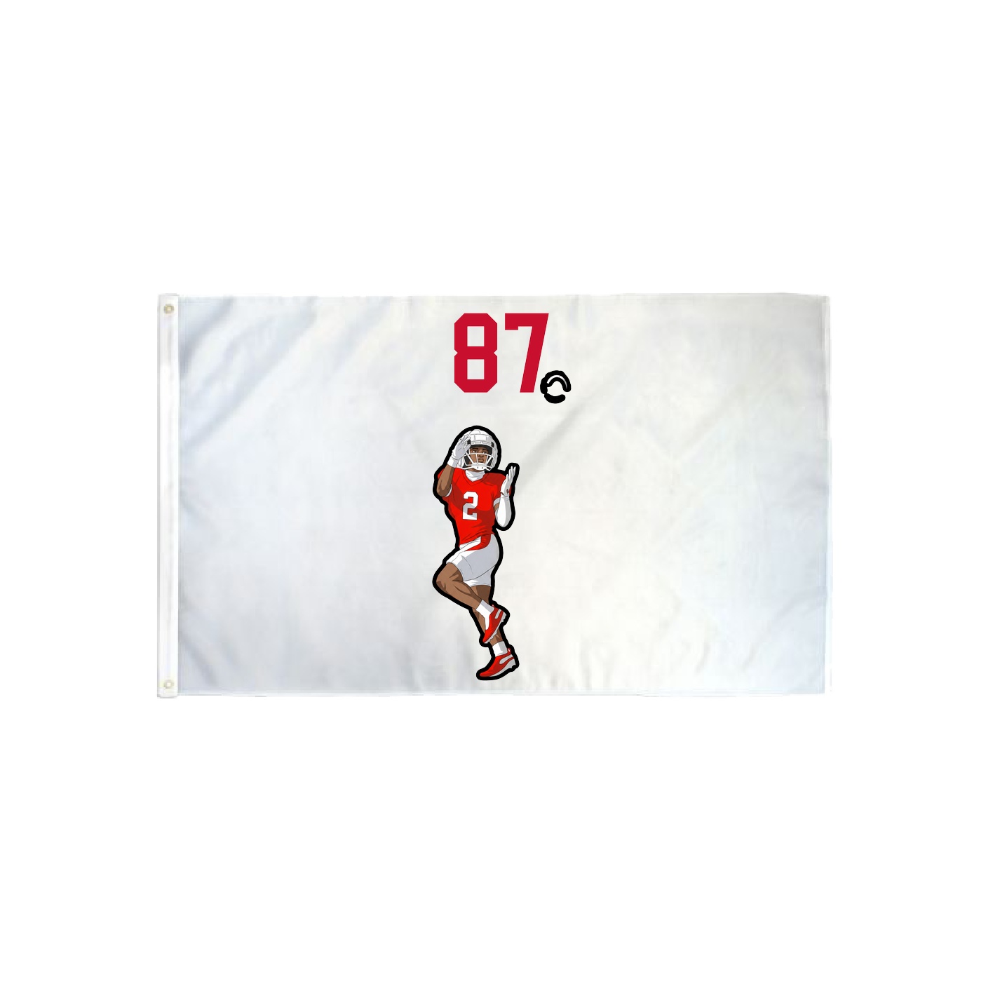 3x5 Flag — Number Top in Classic