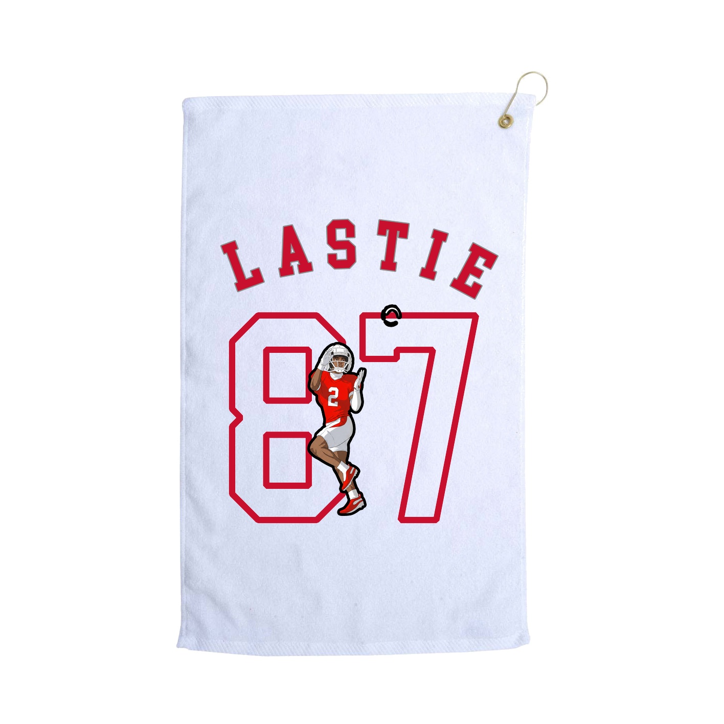 Golf Towel — Shirsey Arch in White