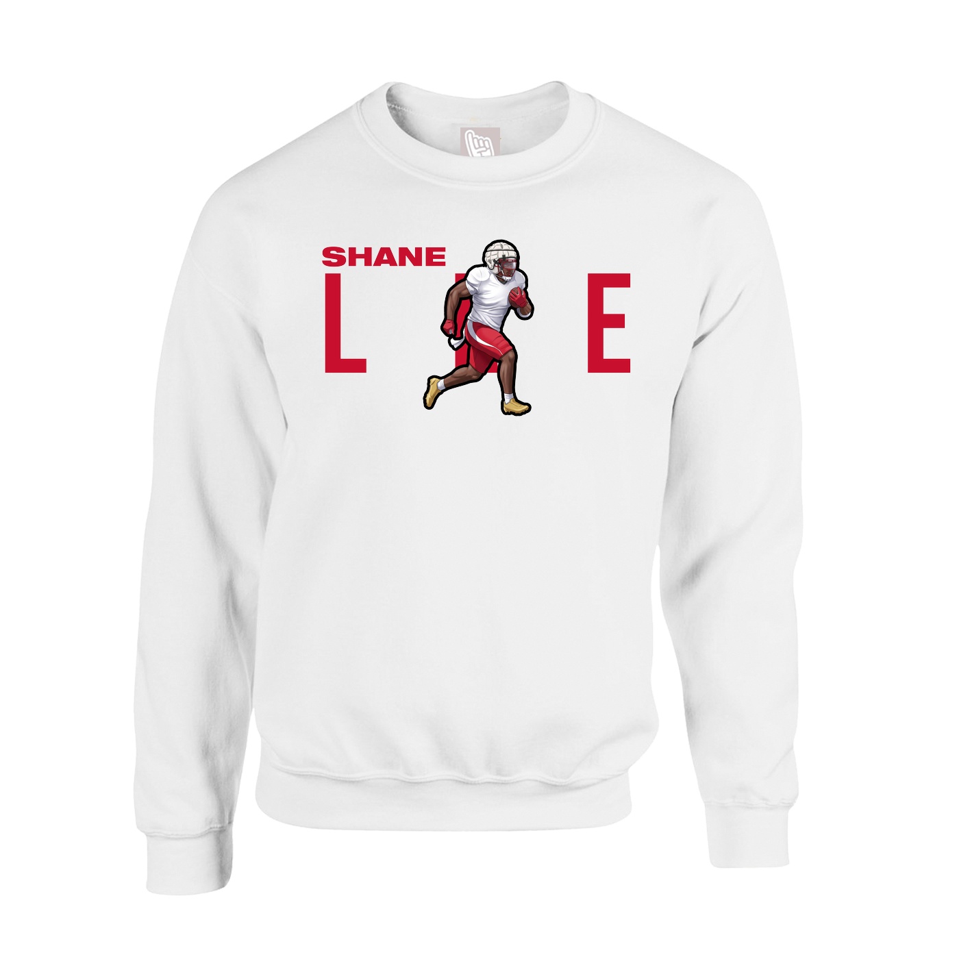 Fleece Crew — Player Name in White
