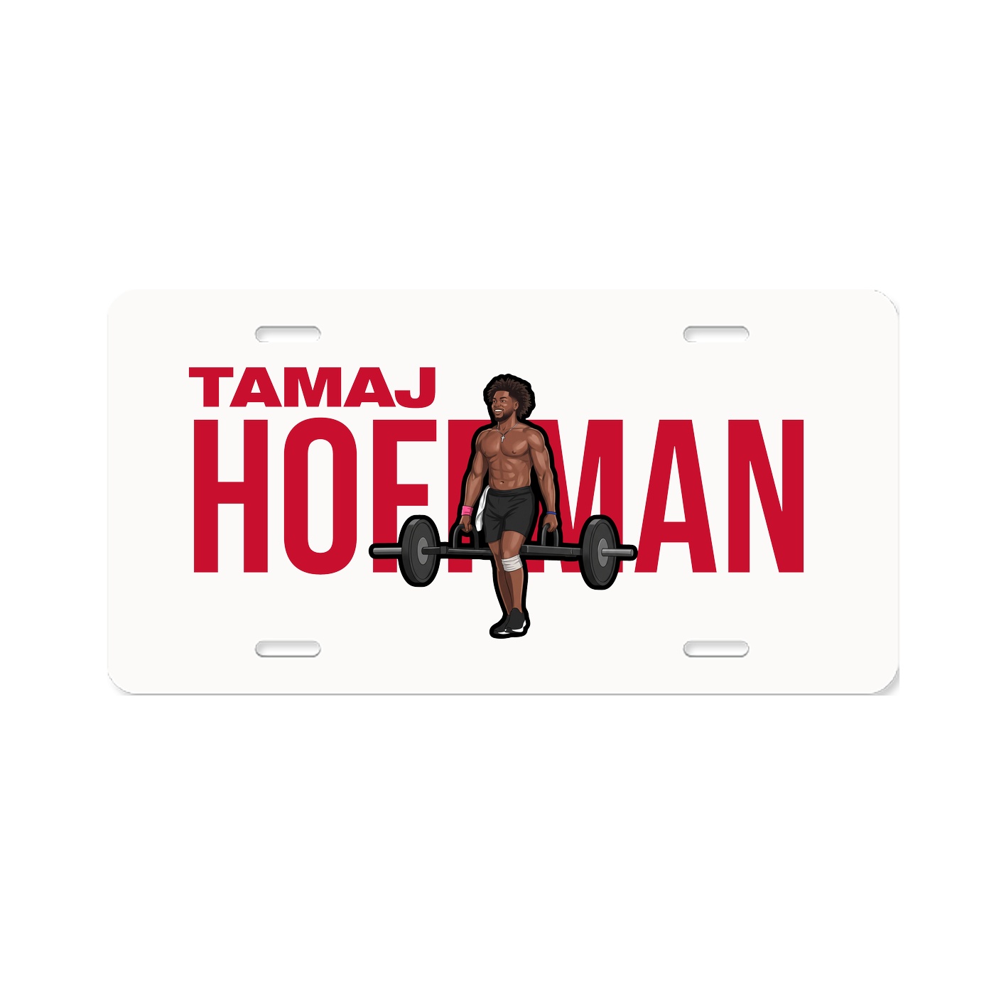 License Plate — Player Name in Classic