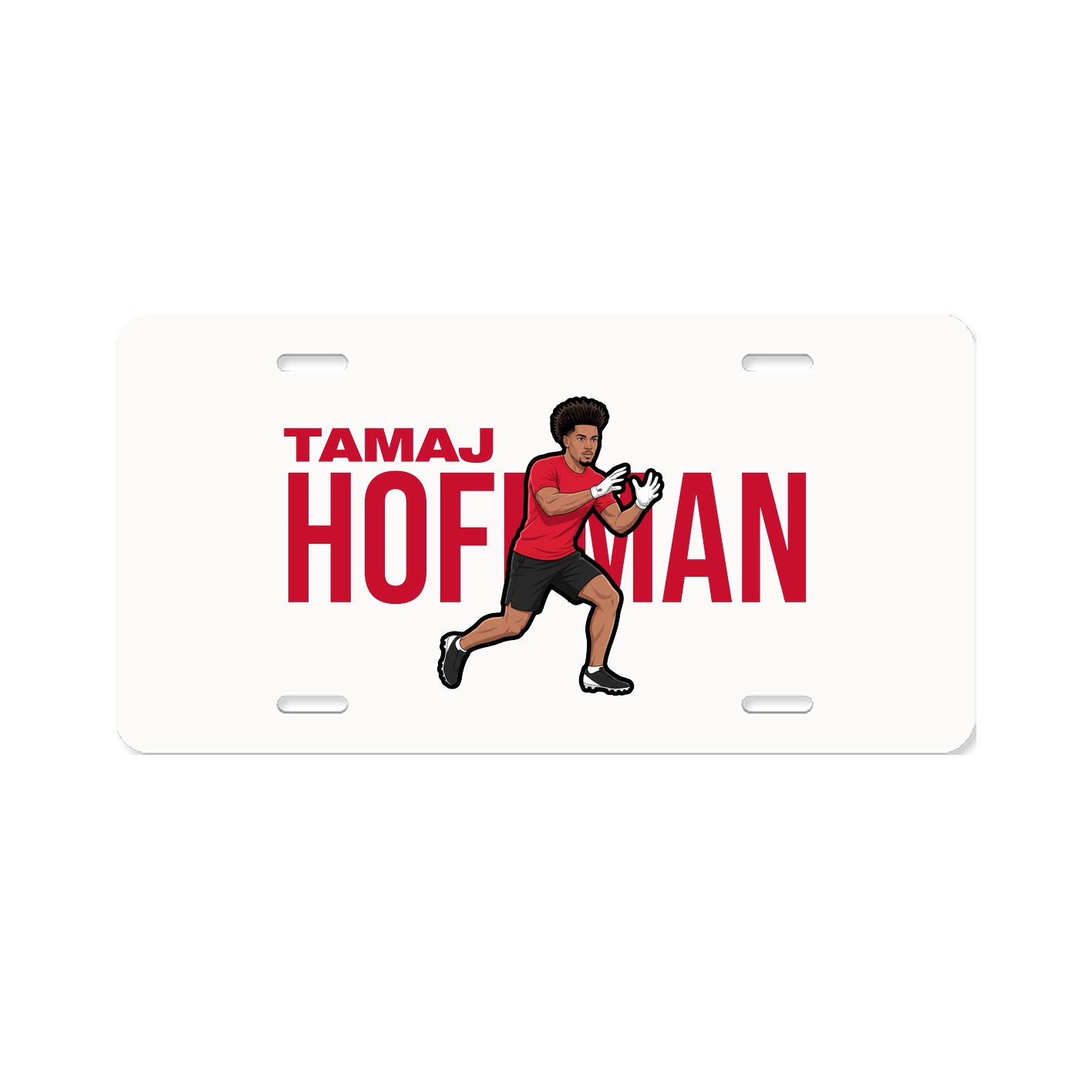 License Plate — Player Name in Classic