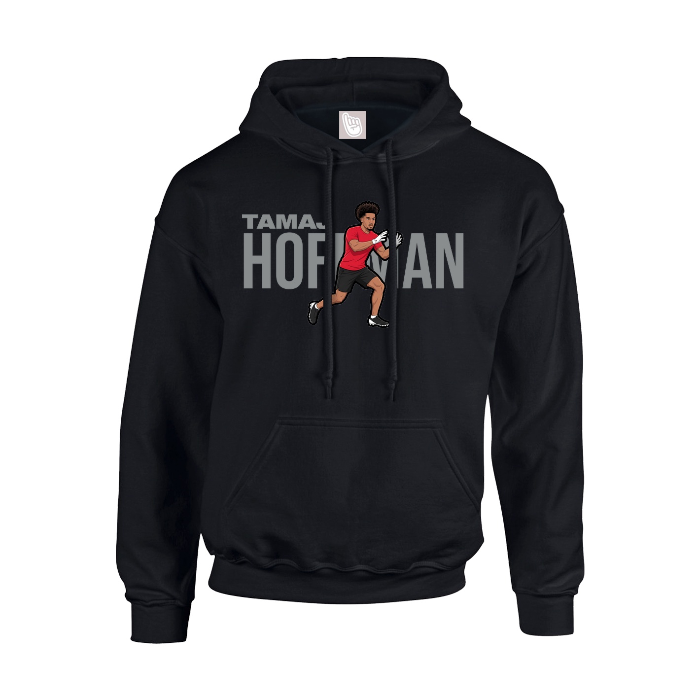 Youth Hoodie — Player Name in Black