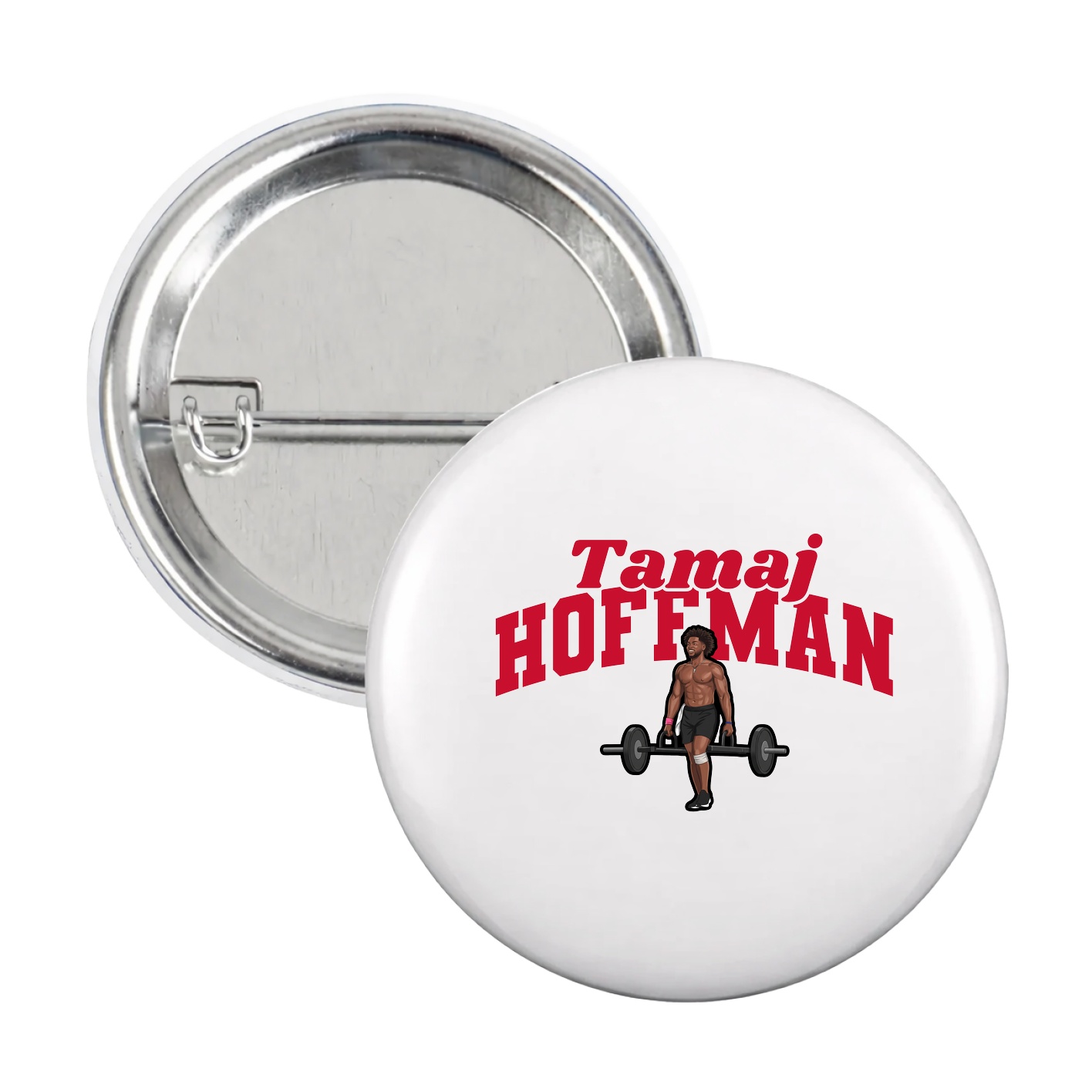 Game Day Button — Signature Arch in White