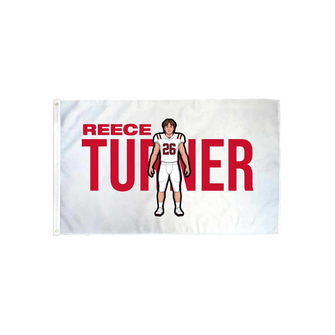 3x5 Flag — Player Name in Classic