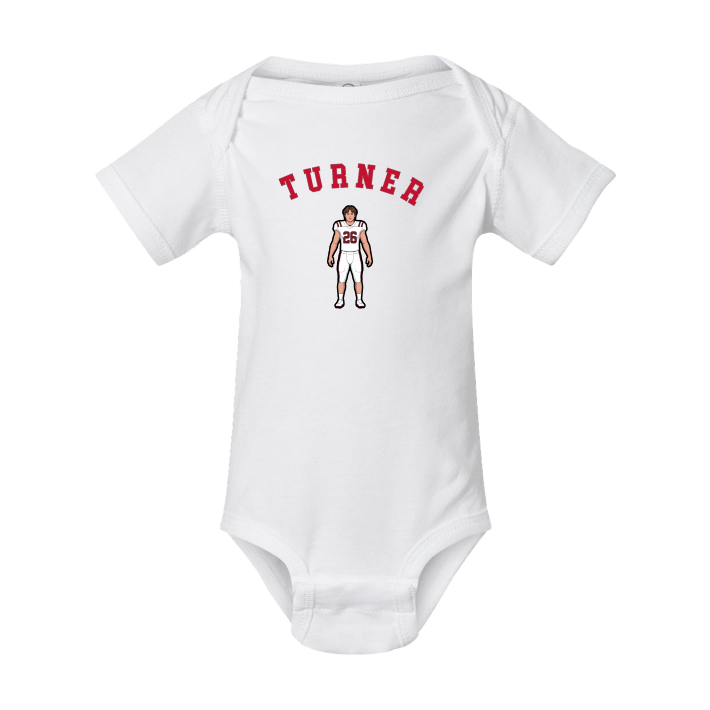 Baby Onesie — Shirsey Arch in White