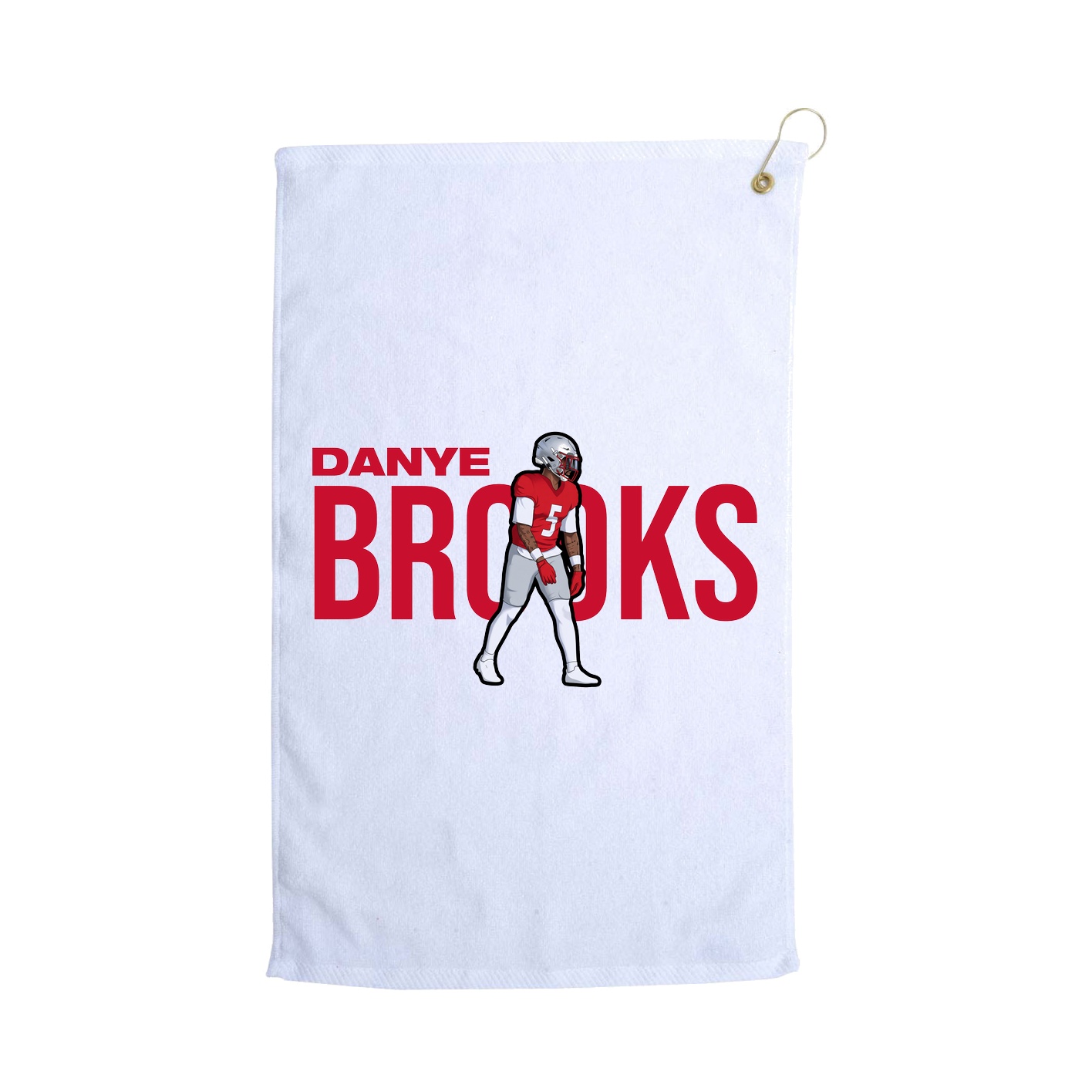 Golf Towel — Player Name in White