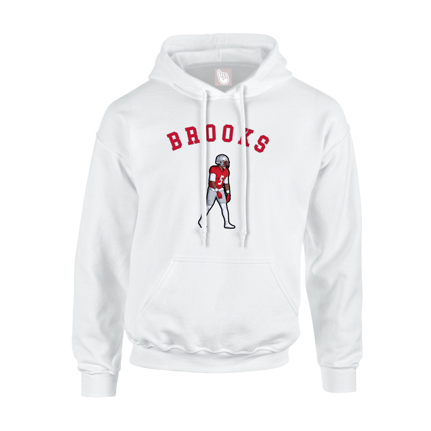 Hoodie — Shirsey Arch in White