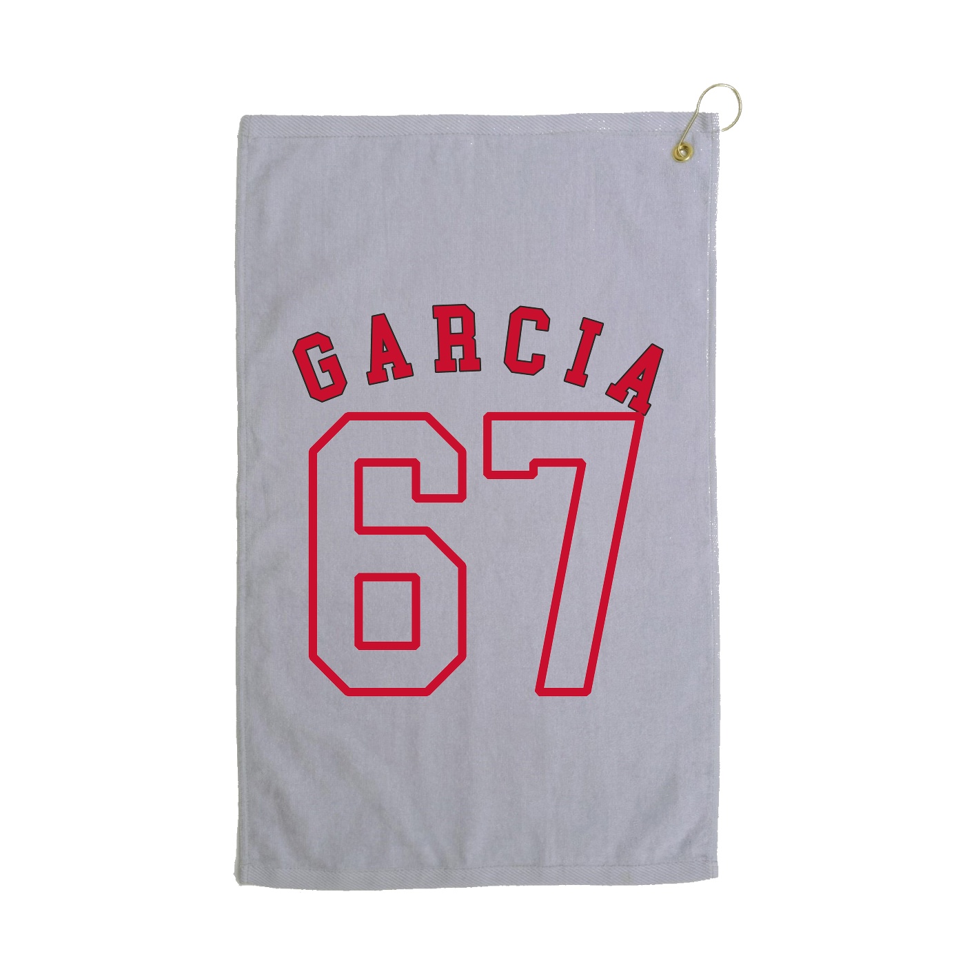 Golf Towel — Shirsey Arch in Grey