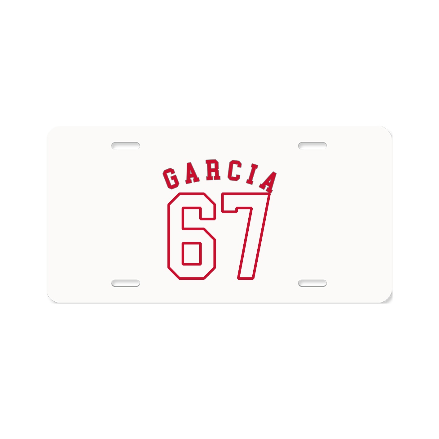 License Plate — Shirsey Arch in Classic