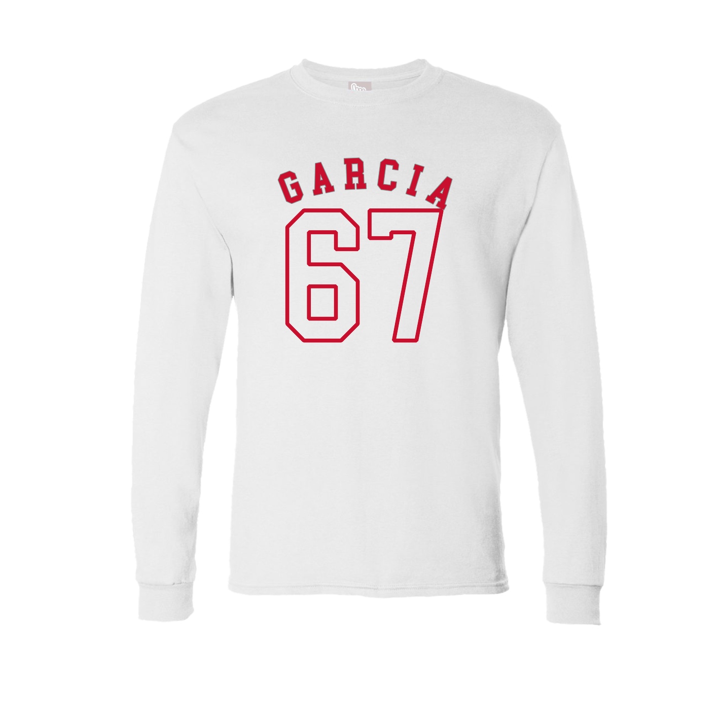 Long Sleeve Tee — Shirsey Arch in White