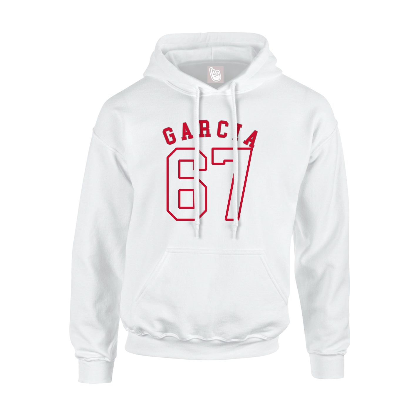 Hoodie — Shirsey Arch in White