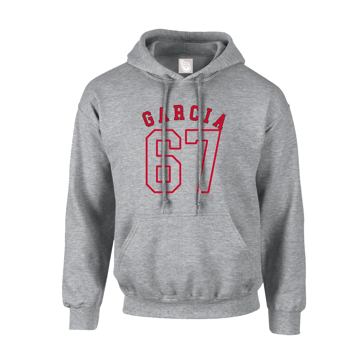 Youth Hoodie — Shirsey Arch in Grey