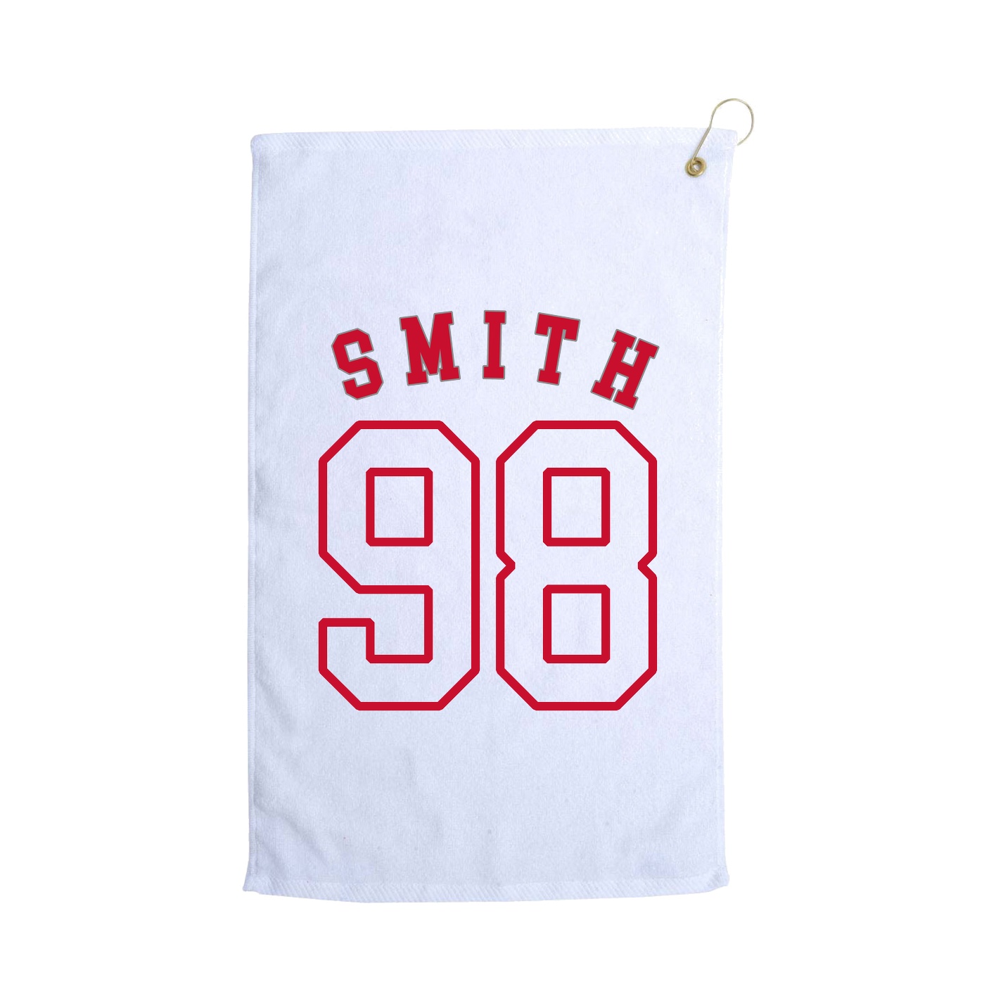 Golf Towel — Shirsey Arch in White