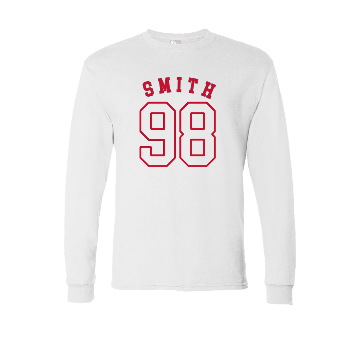 Long Sleeve Tee — Shirsey Arch in White