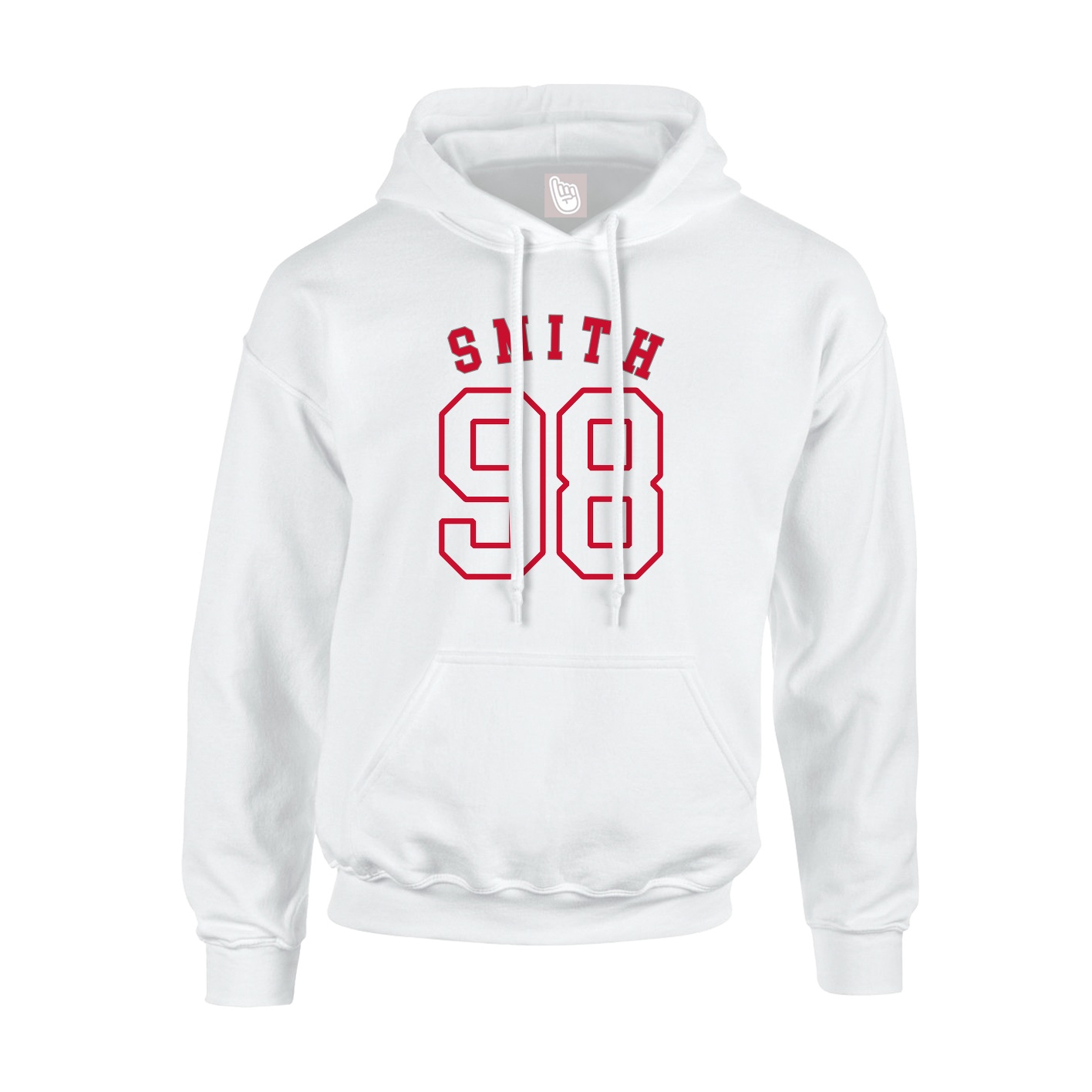 Hoodie — Shirsey Arch in White