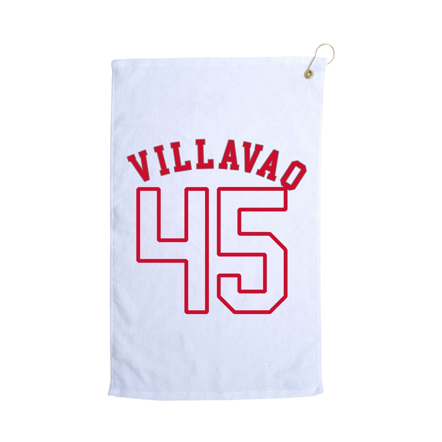 Golf Towel — Shirsey Arch in White