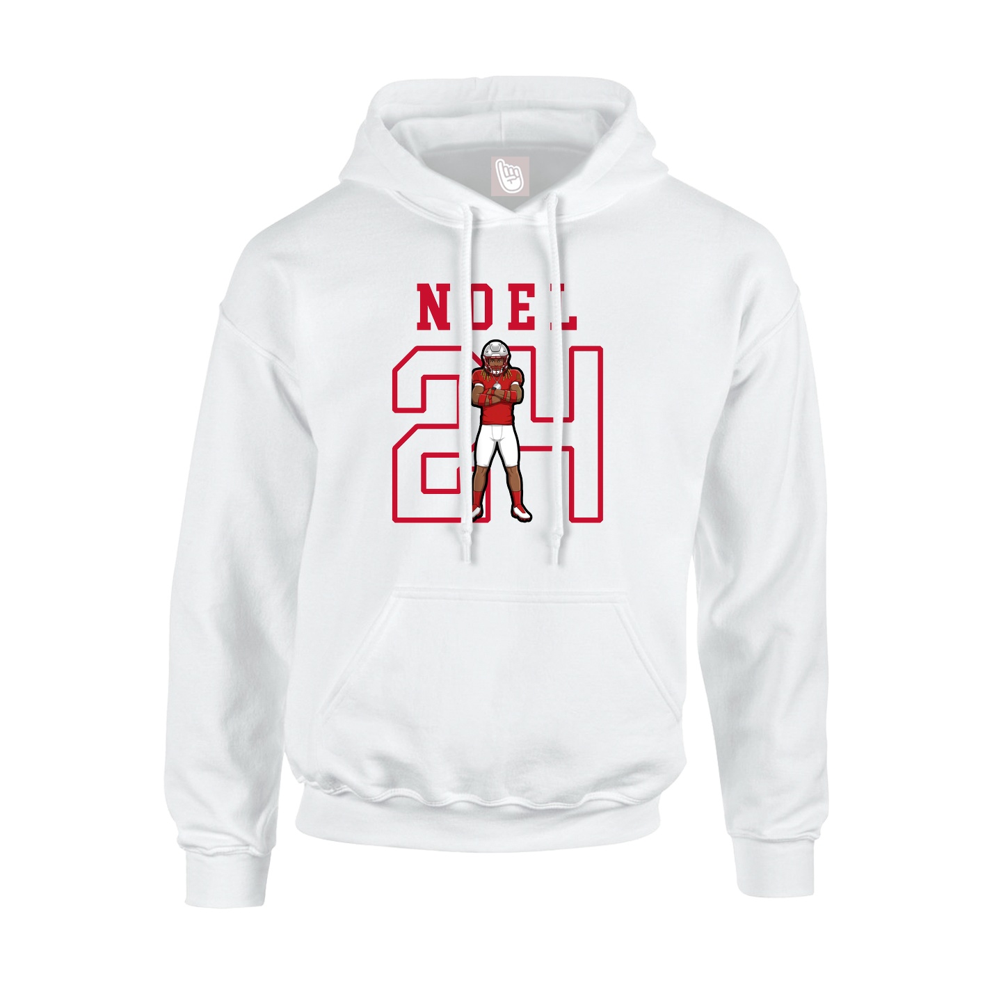 Hoodie — Shirsey in White